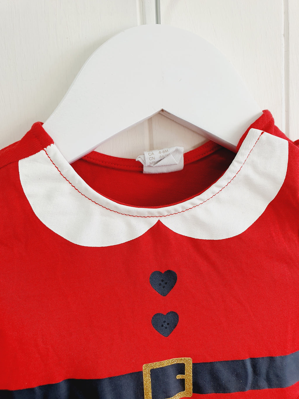 H&M little Miss Santa dress 4-6 months