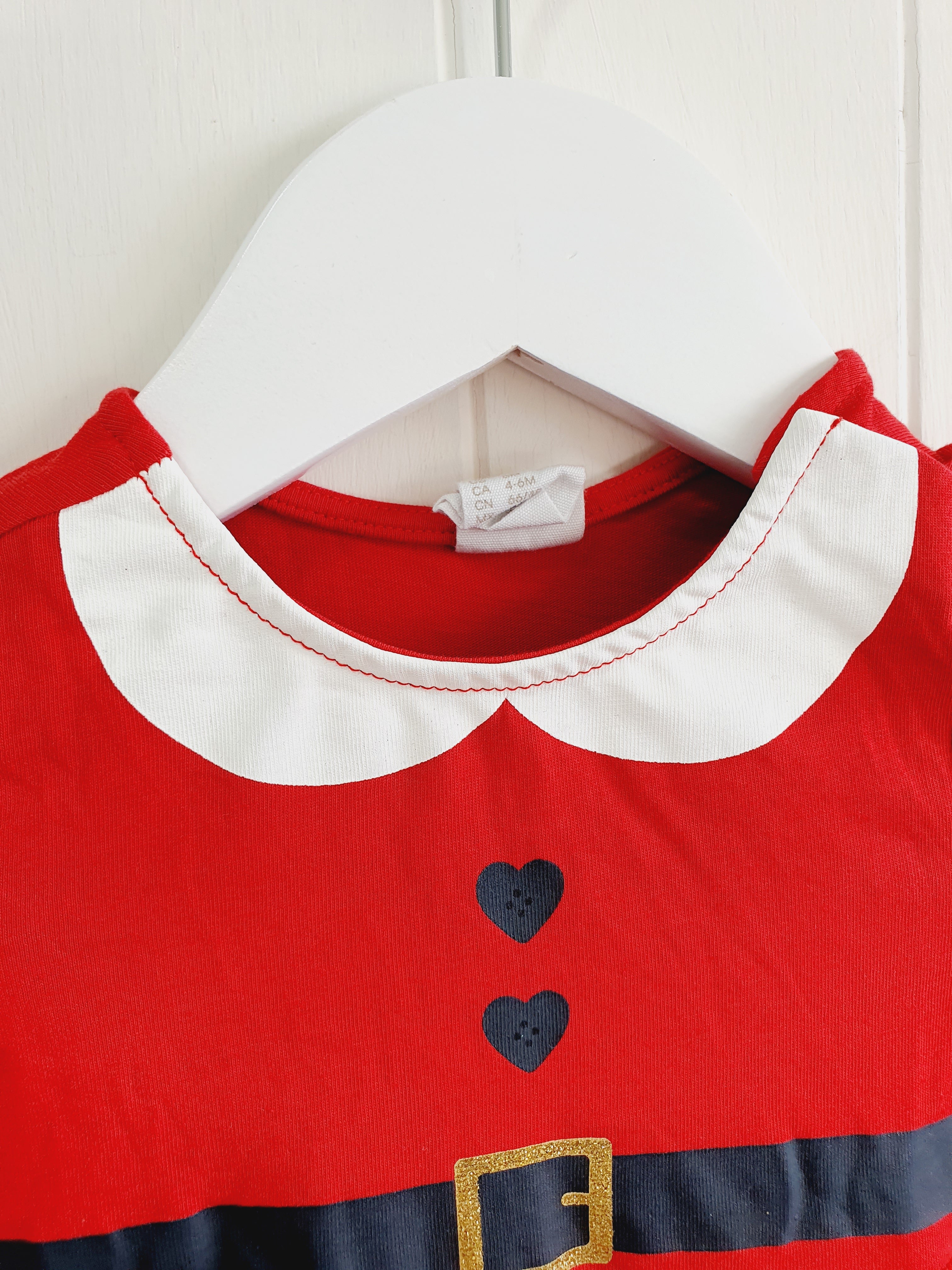 H&M little Miss Santa dress 4-6 months