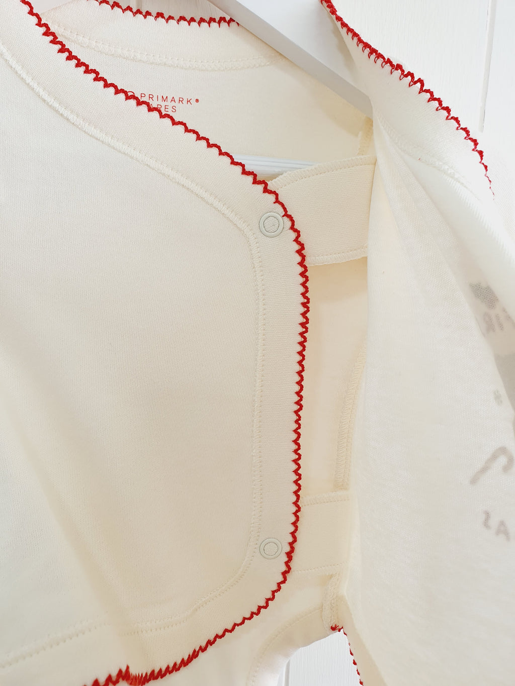 Primark My First Christmas cream bodysuit 3-6 months