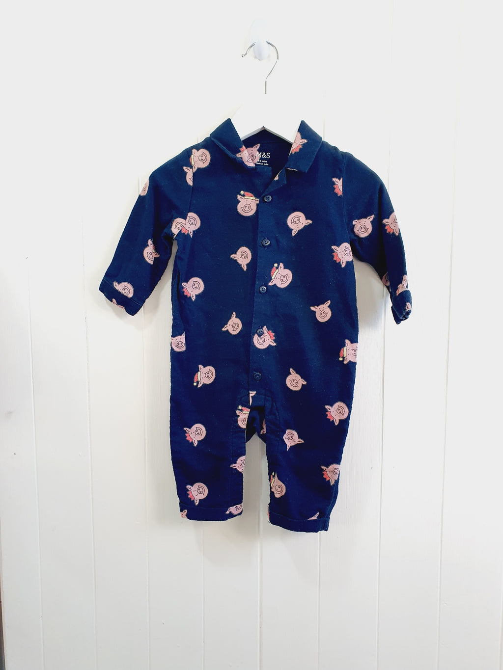 M&S Percy Pig romper 6-9 months
