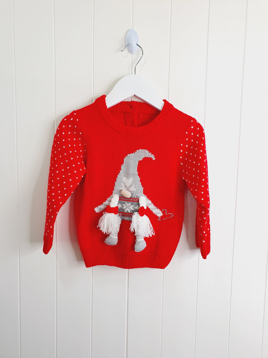 Matalan gonk girl Christmas knit jumper12-18 months
