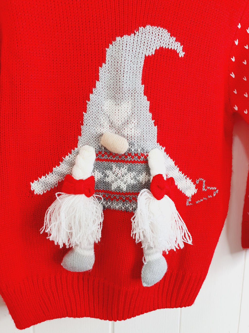 Matalan gonk girl Christmas knit jumper12-18 months