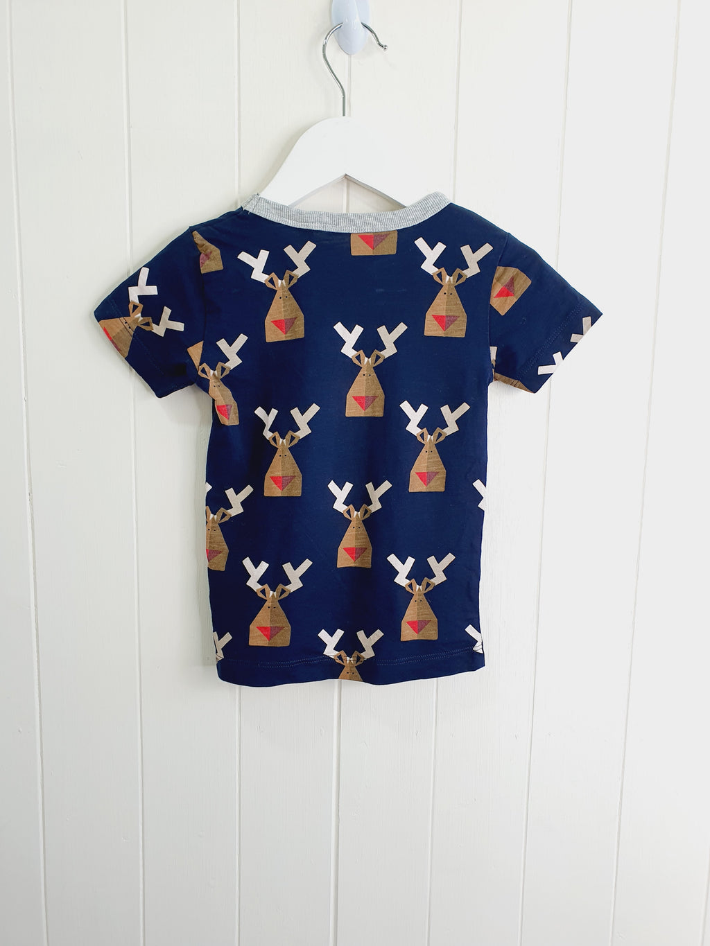 Next Christmas reindeer T-shirt 12-18 months