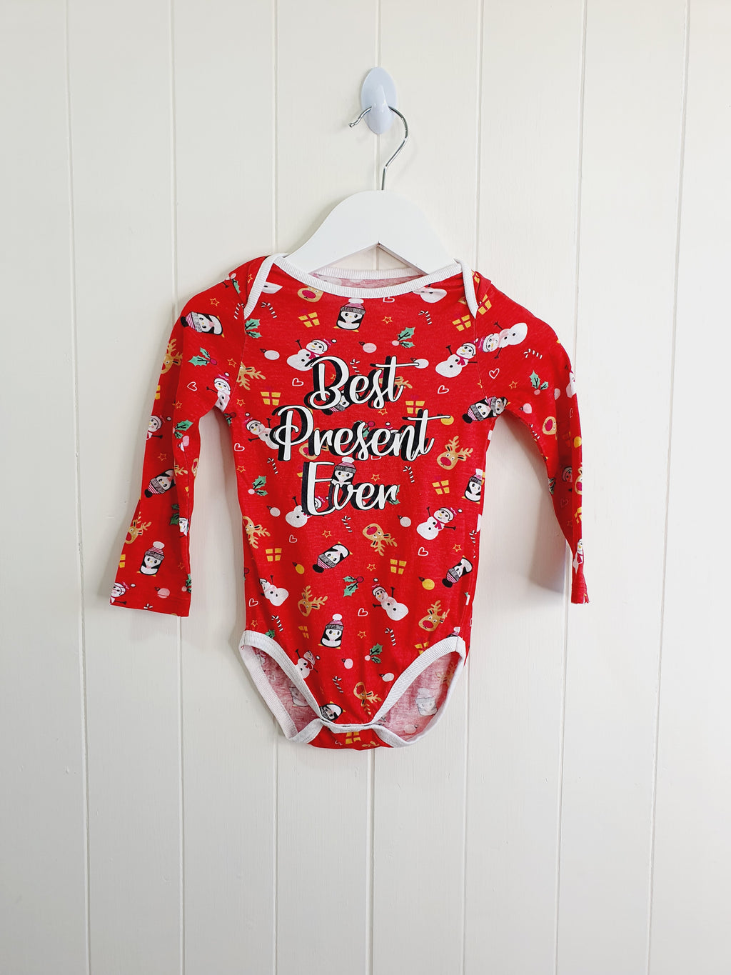 Pep&Co Christmas bodysuit Best Present Ever 9-12 months