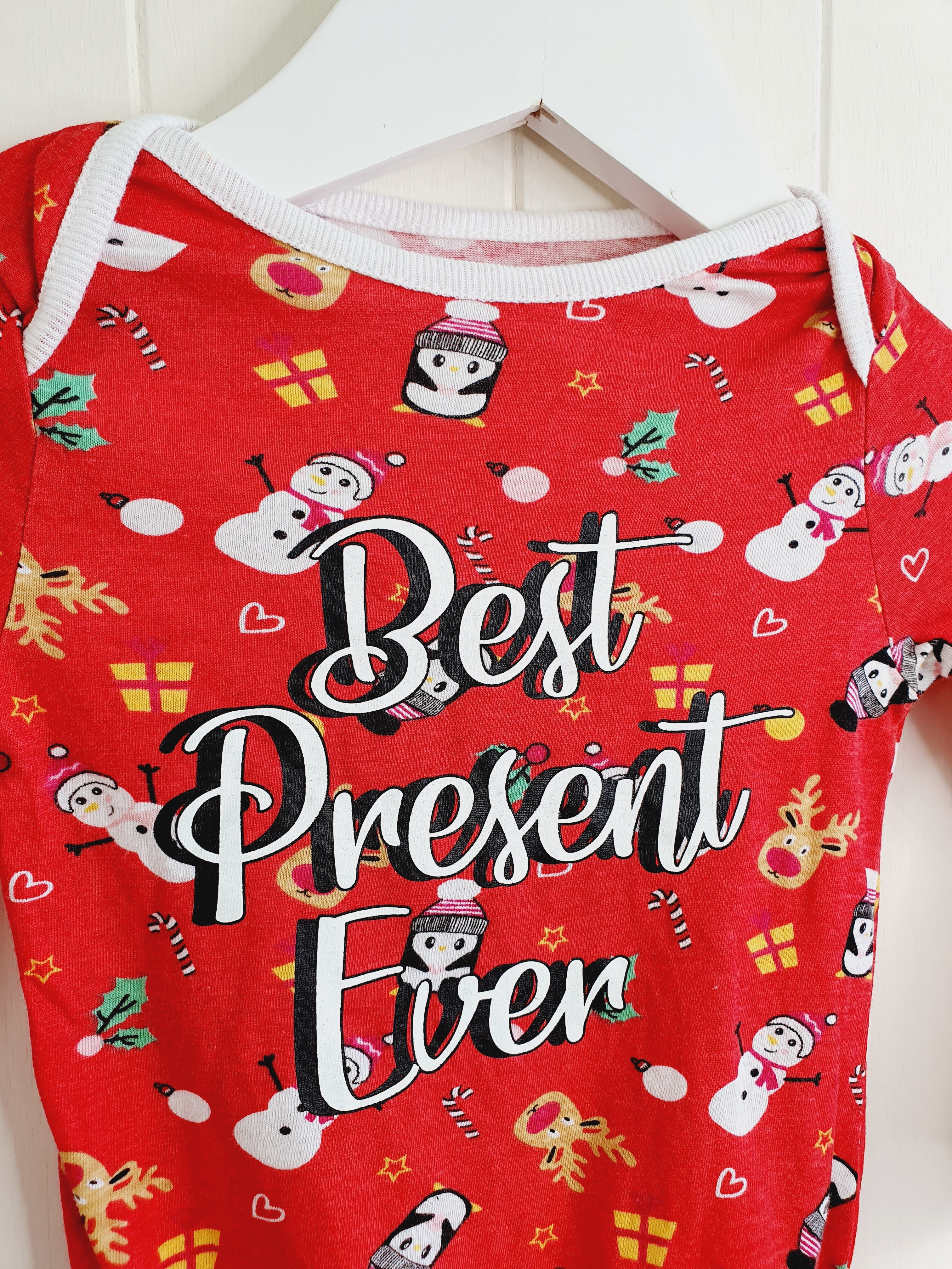 Pep&Co Christmas bodysuit Best Present Ever 9-12 months