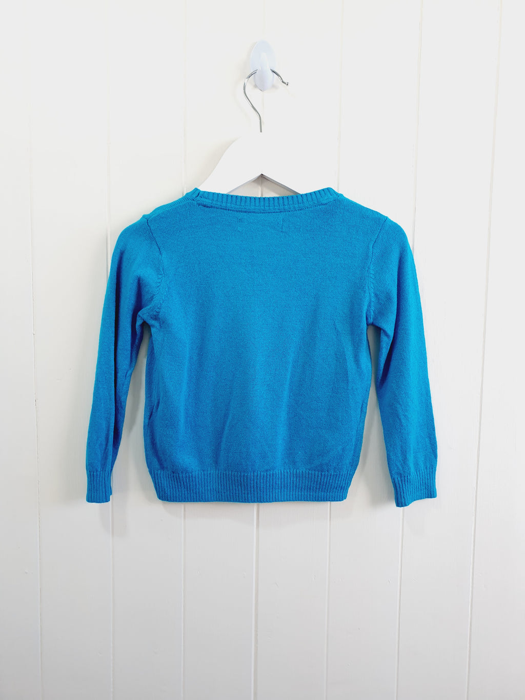 M&S Kids sequin penguin knit jumper 1.1/2-2 years