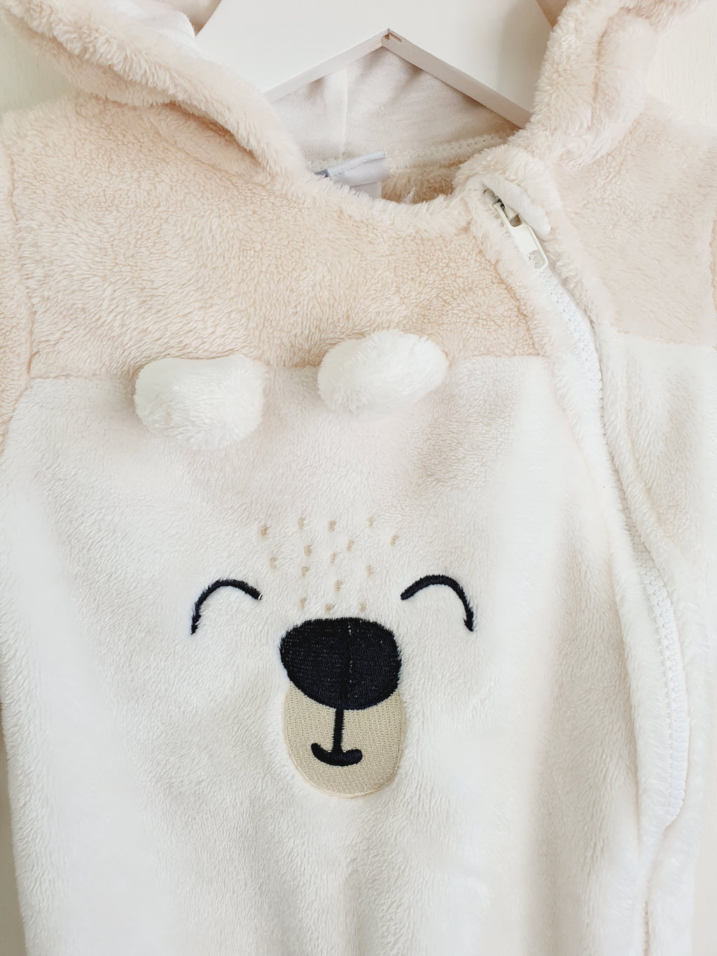 Baby Mack footed onesie 0-3 months