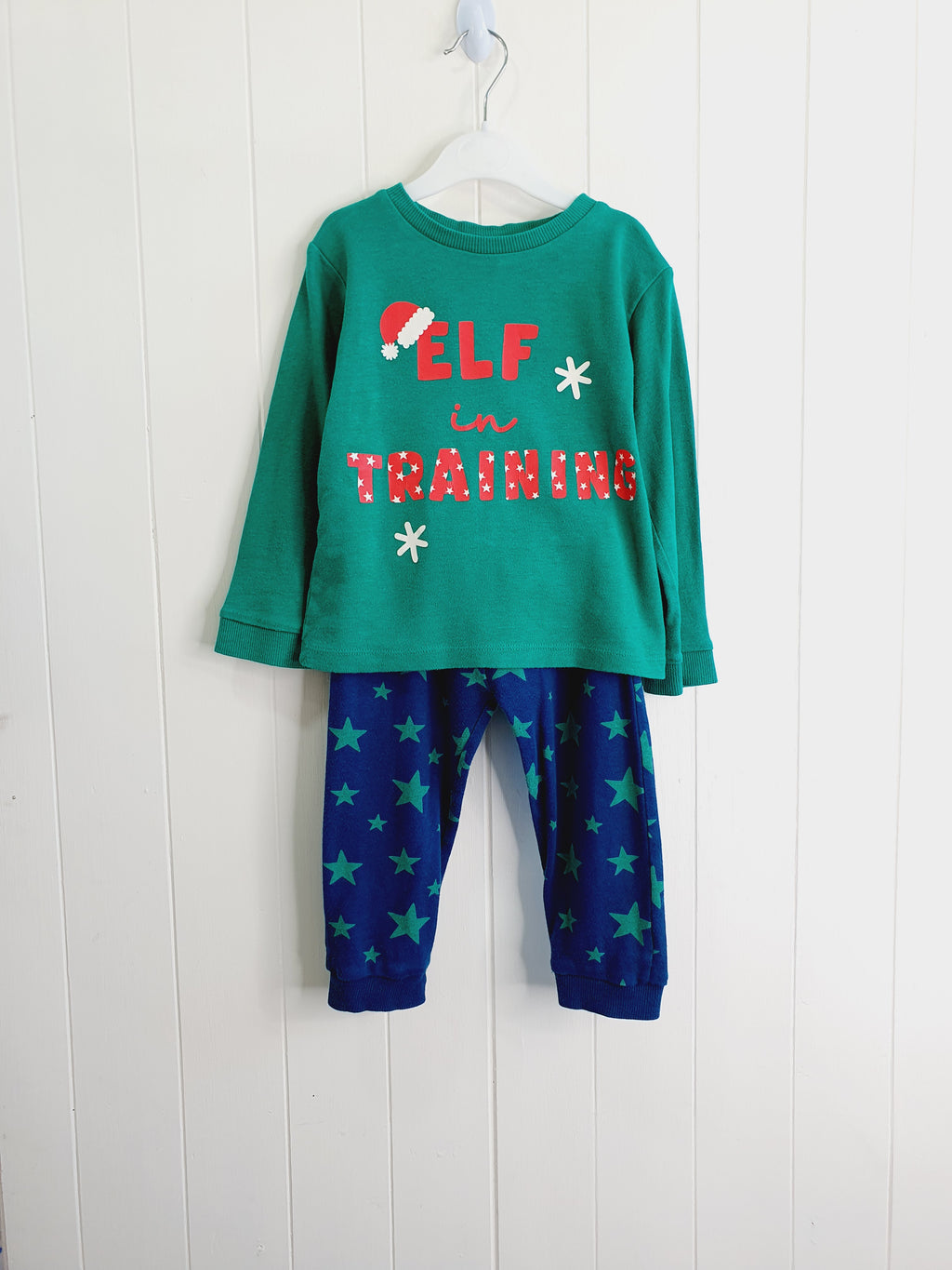 George 2 piece Christmas pyjamas 18-24 months