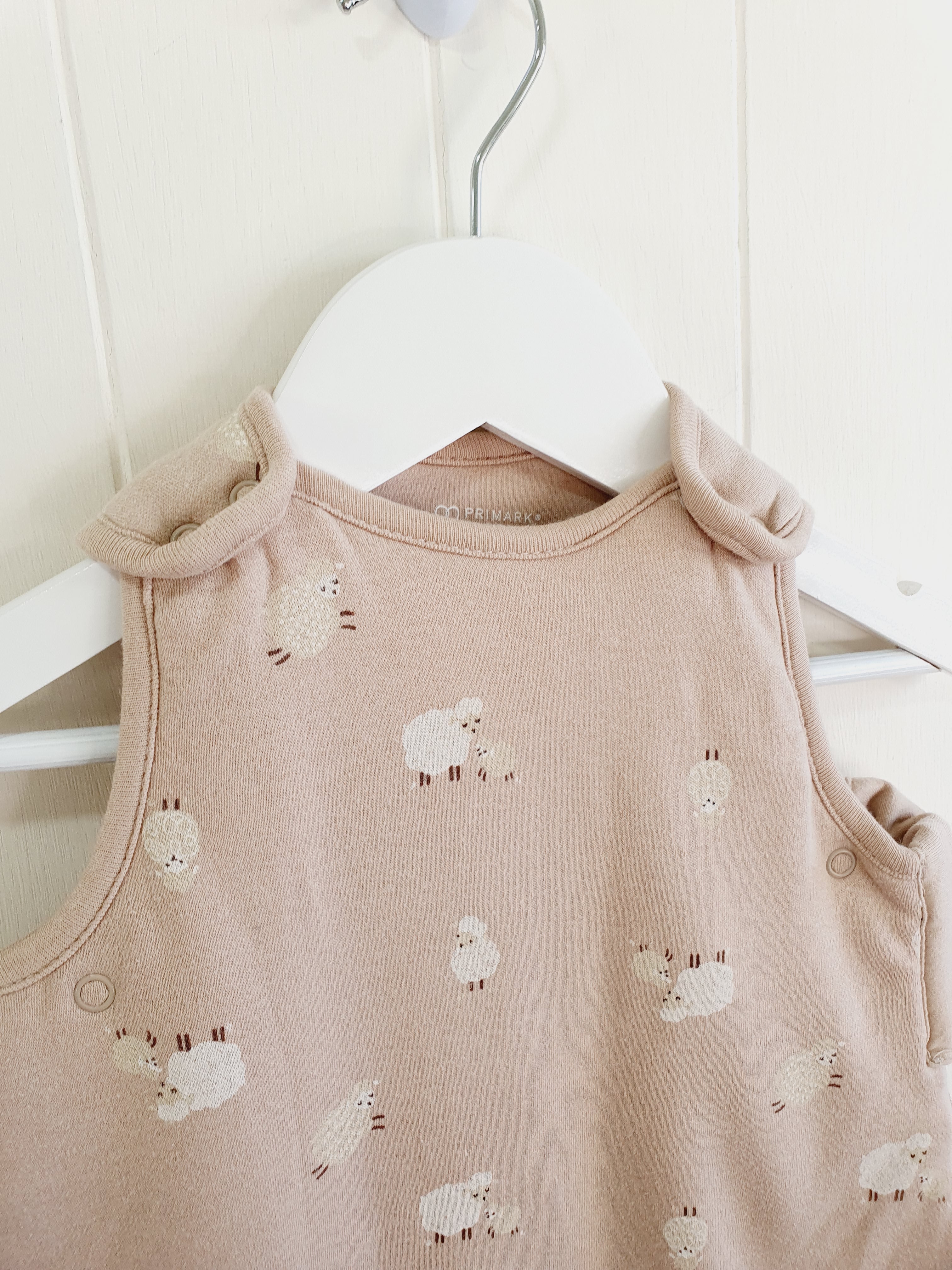 Primark sheep print sleeping bag 0-6 months - 2.5Tog