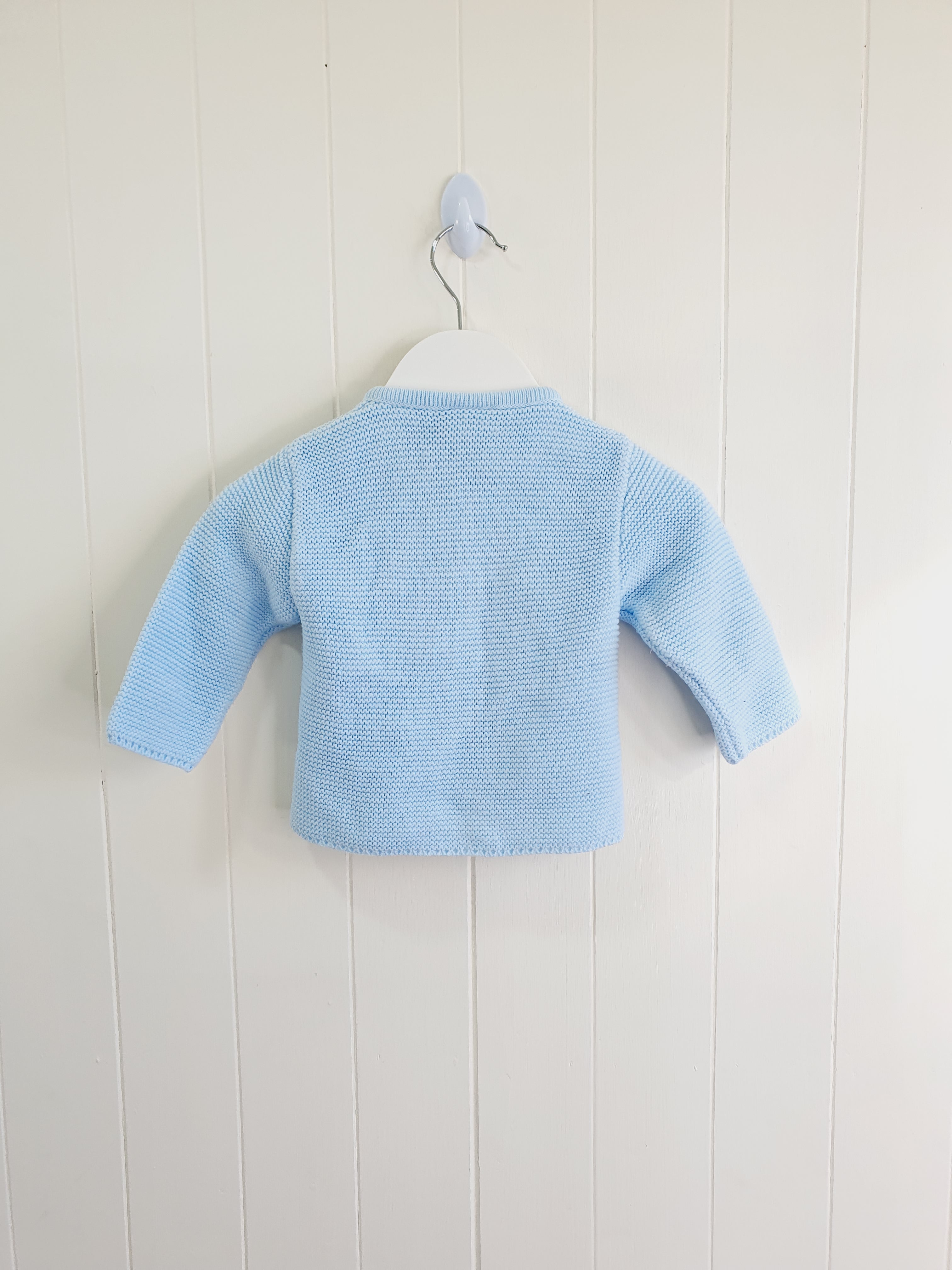 Dandelion blue knit cardigan 3-6 months