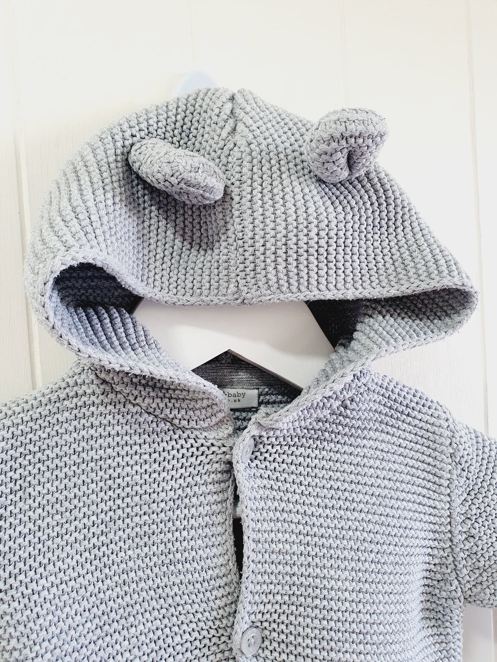 Next hooded knit cardigan 3-6 months