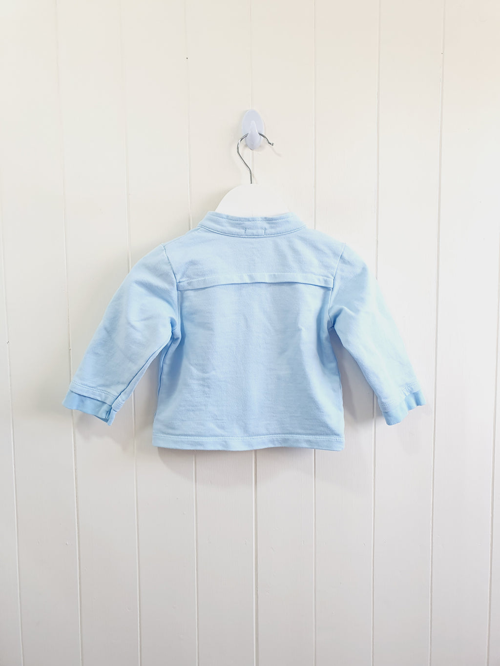 Amore light blue zip up jumper 9-12 months