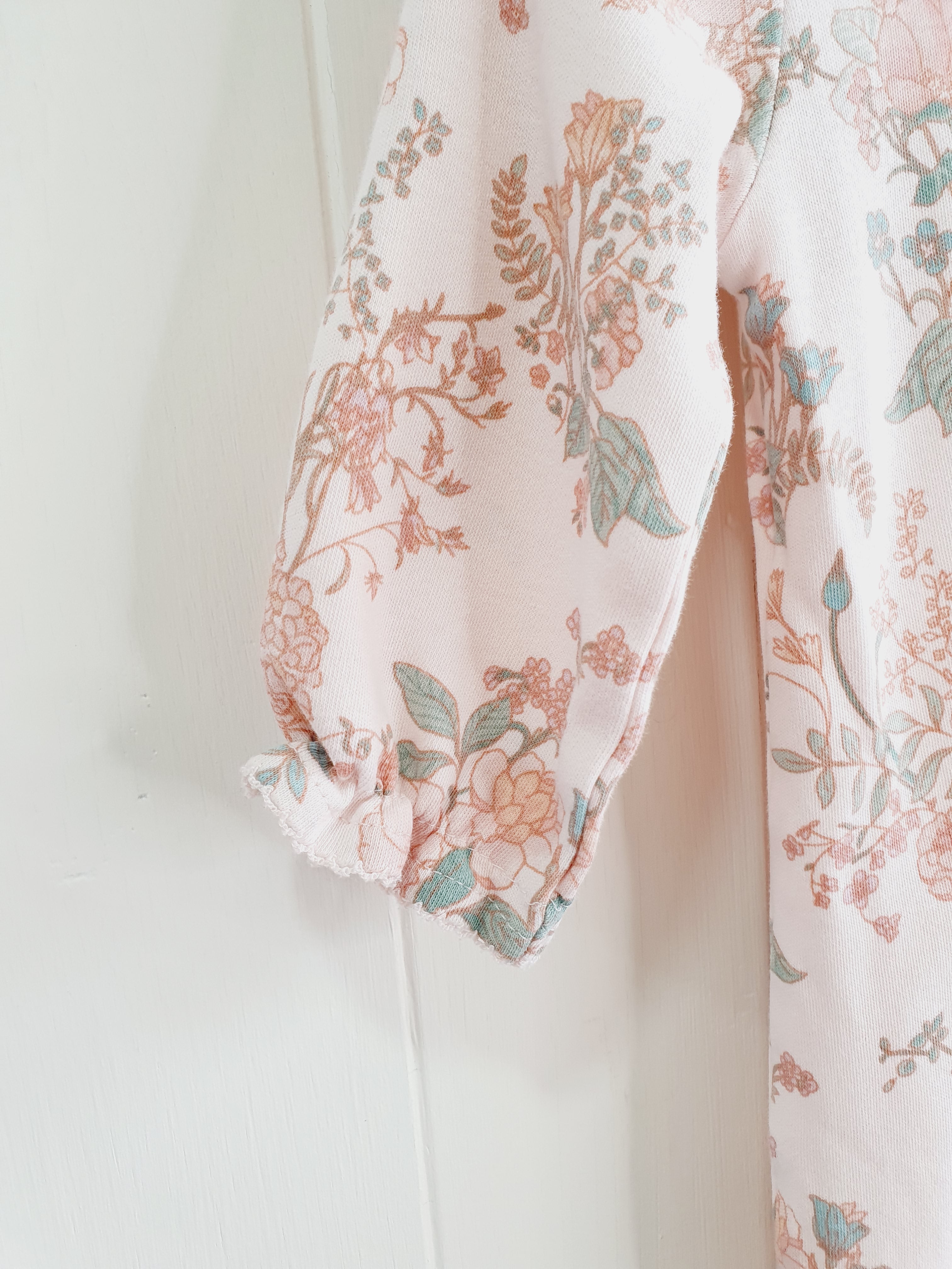 Next floral sleepsuit 6-9 months