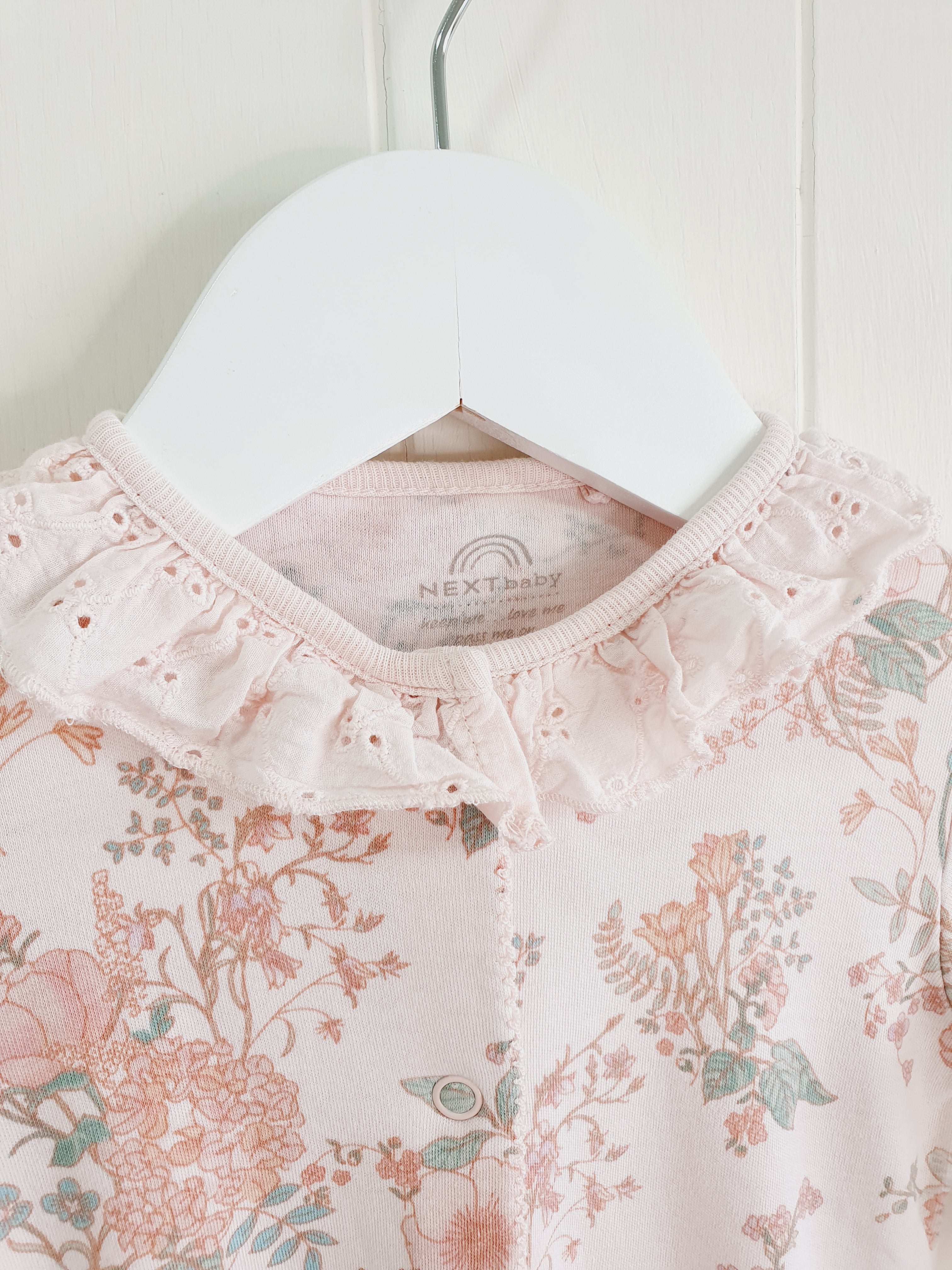 Next floral sleepsuit 6-9 months