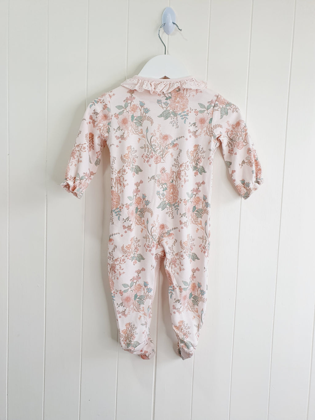 Next floral sleepsuit 6-9 months