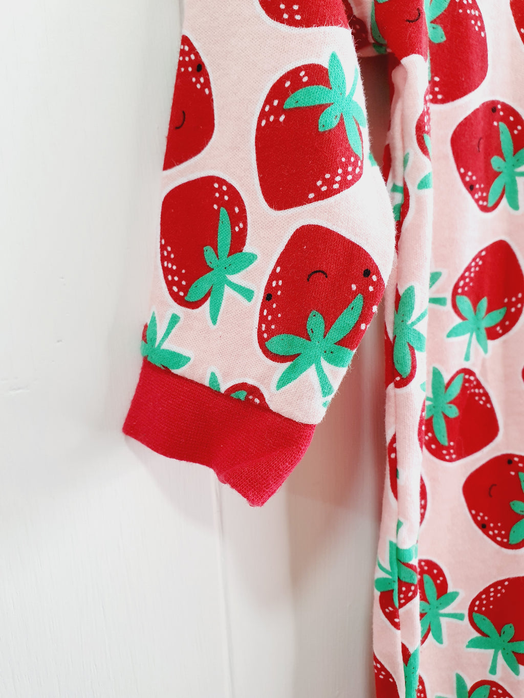 Lily&Jack strawberry print sleepsuit 3-6 months