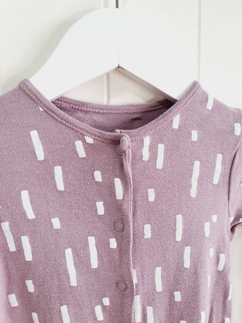 Nutmeg lilac sleepsuit 9-12 months