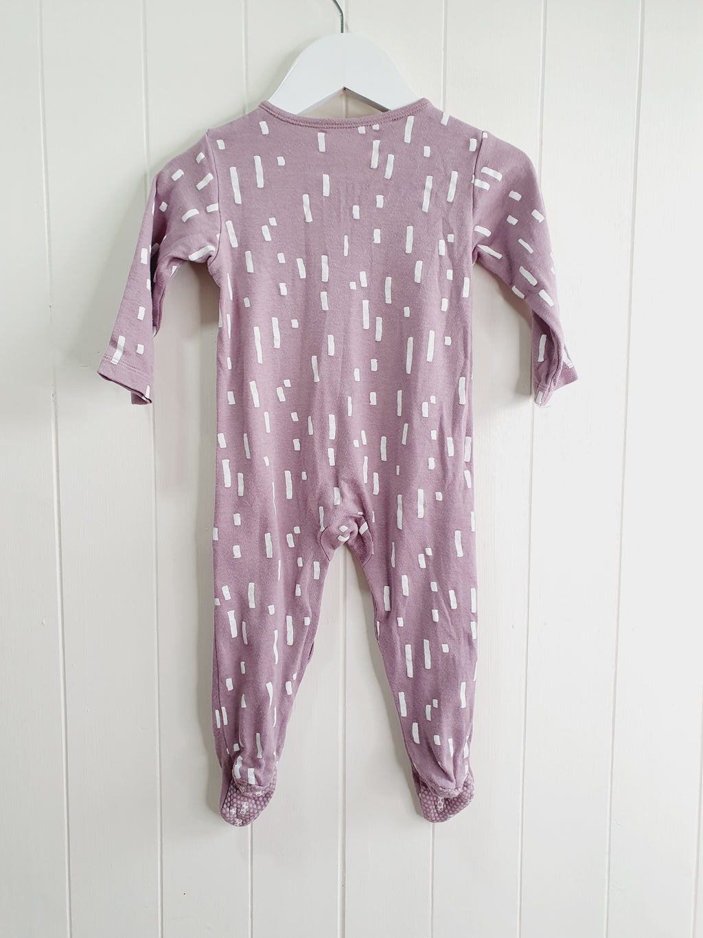 Nutmeg lilac sleepsuit 9-12 months