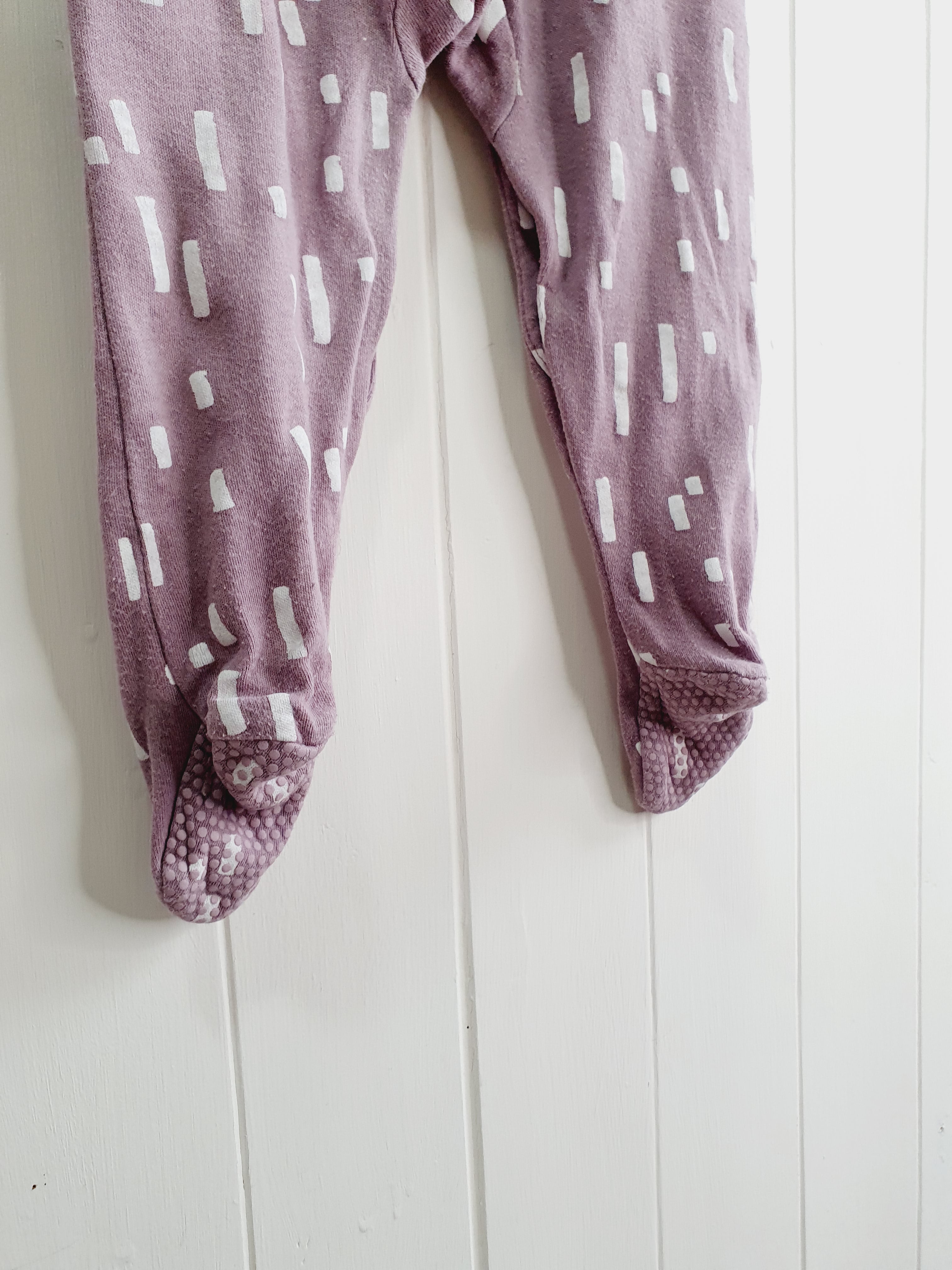 Nutmeg lilac sleepsuit 9-12 months