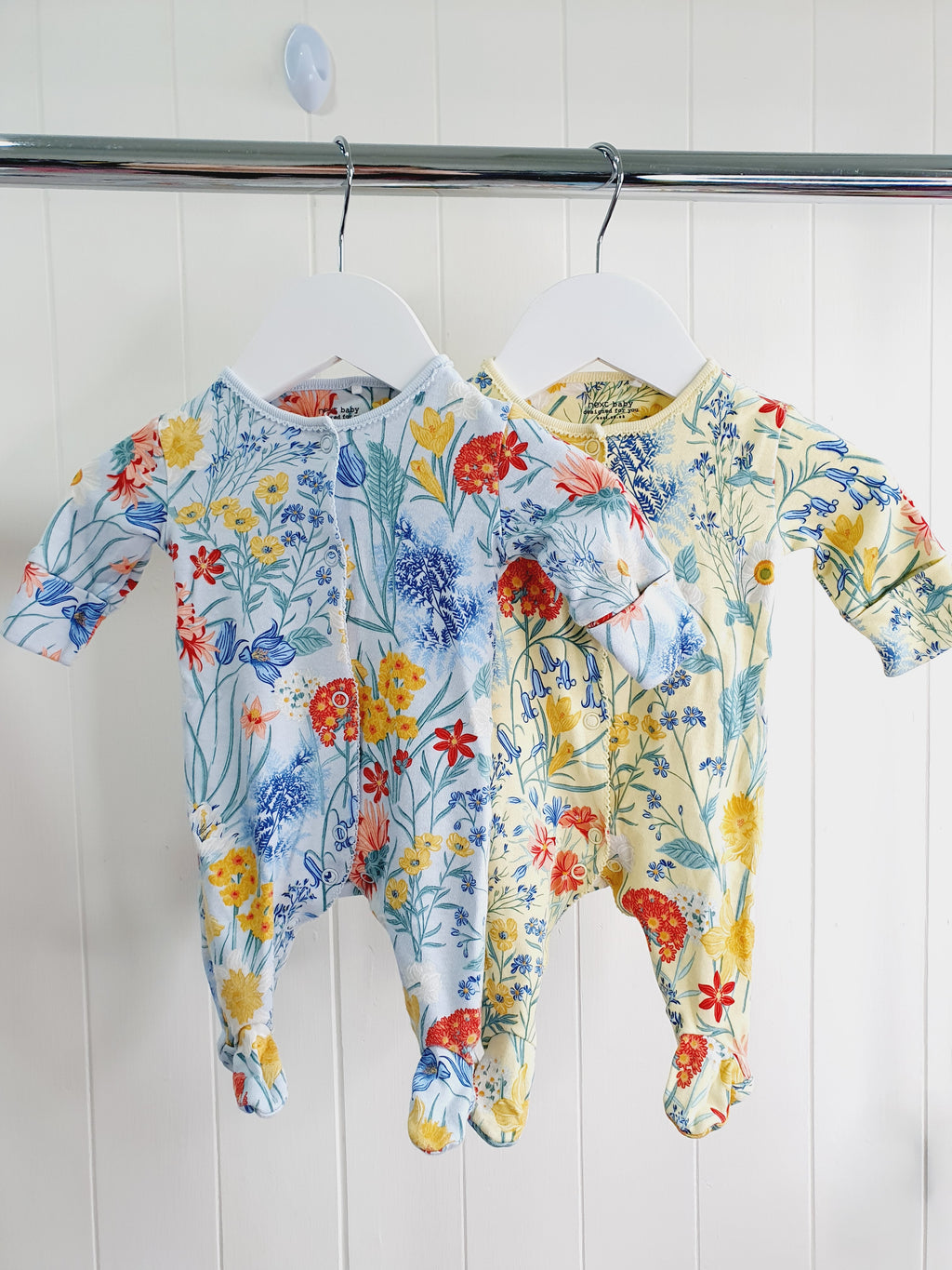 Next floral sleepsuits First size