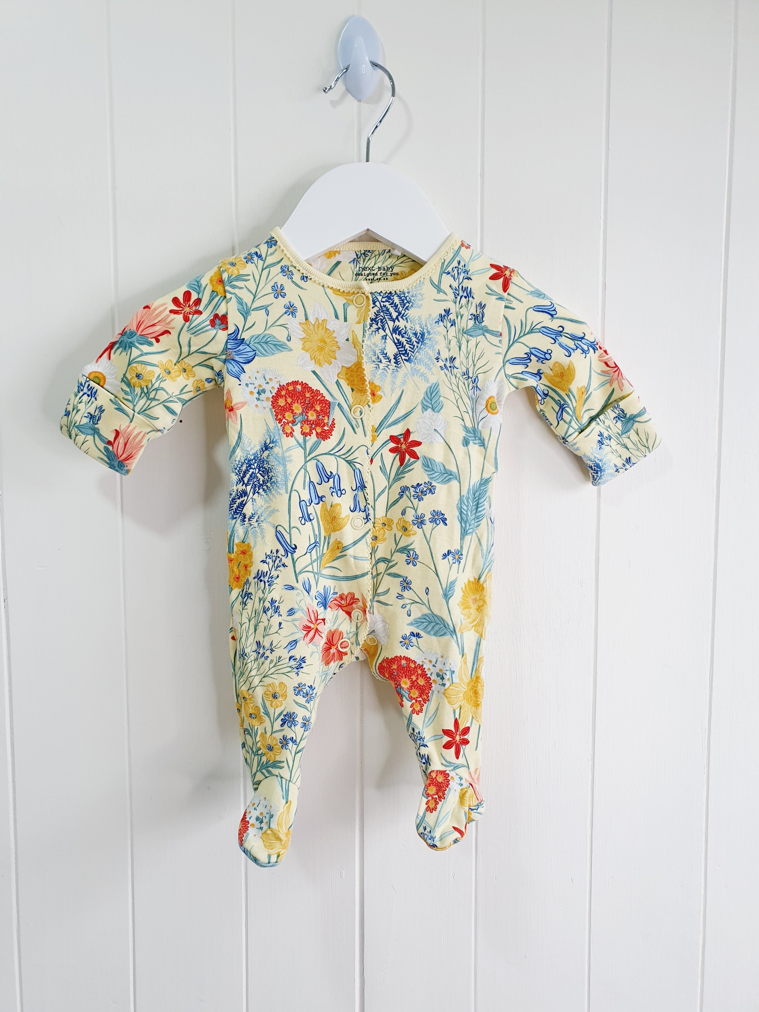 Next floral sleepsuits First size