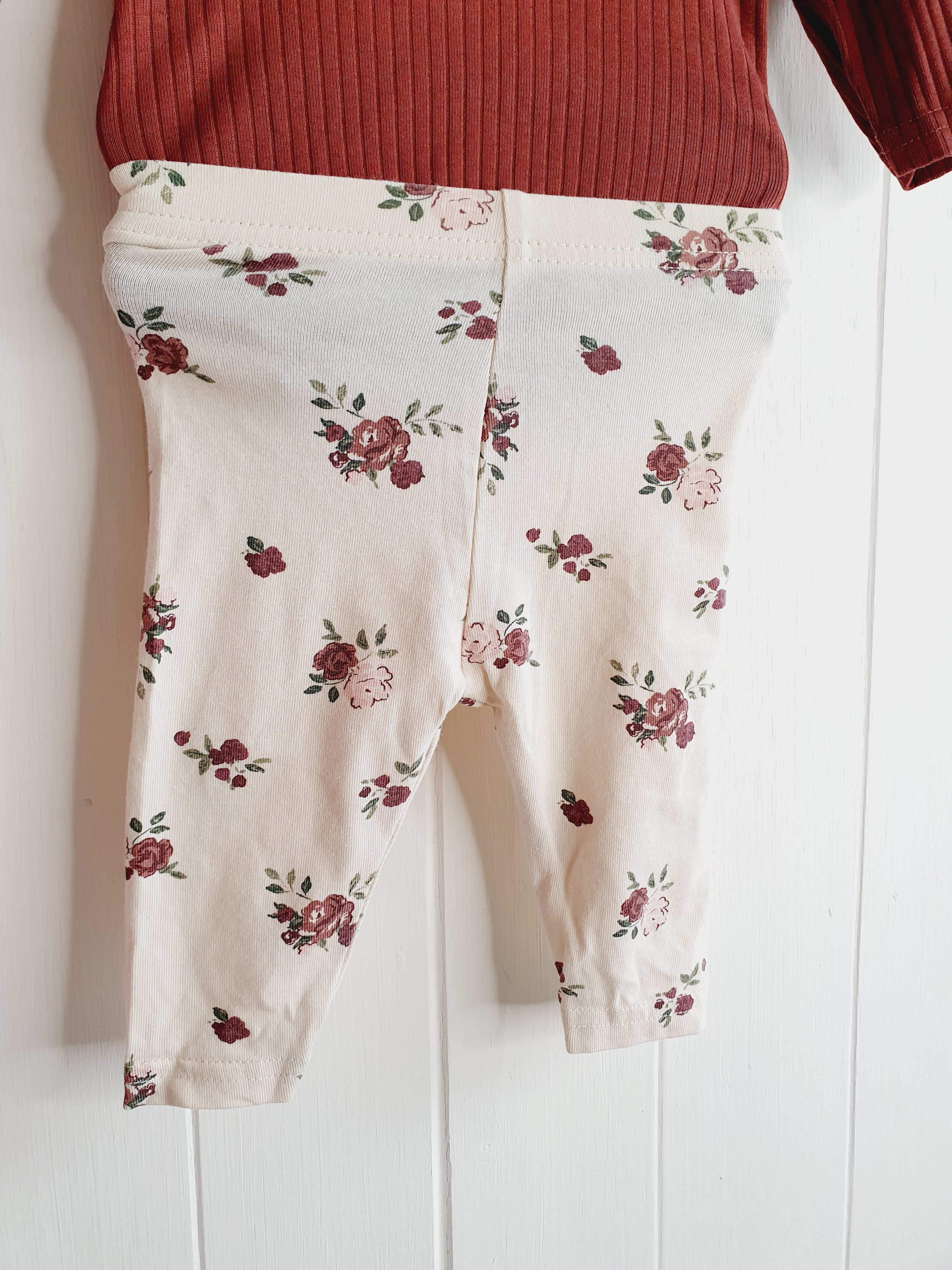 TU bodysuit and floral leggings up to 1 months