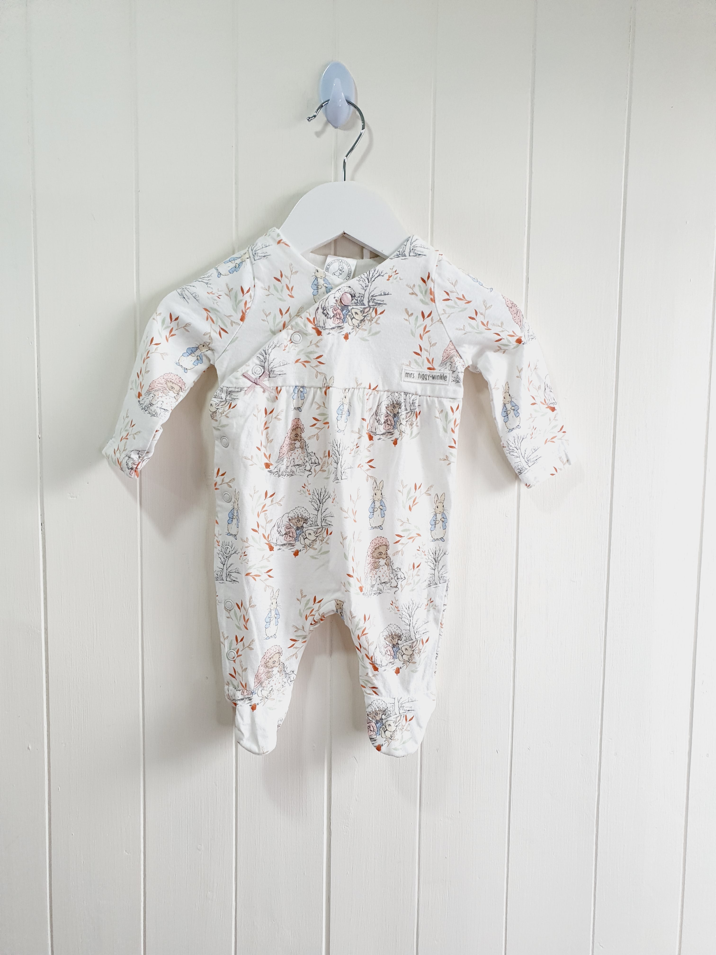 TU Peter Rabbit girls sleepsuit Up to 1 month