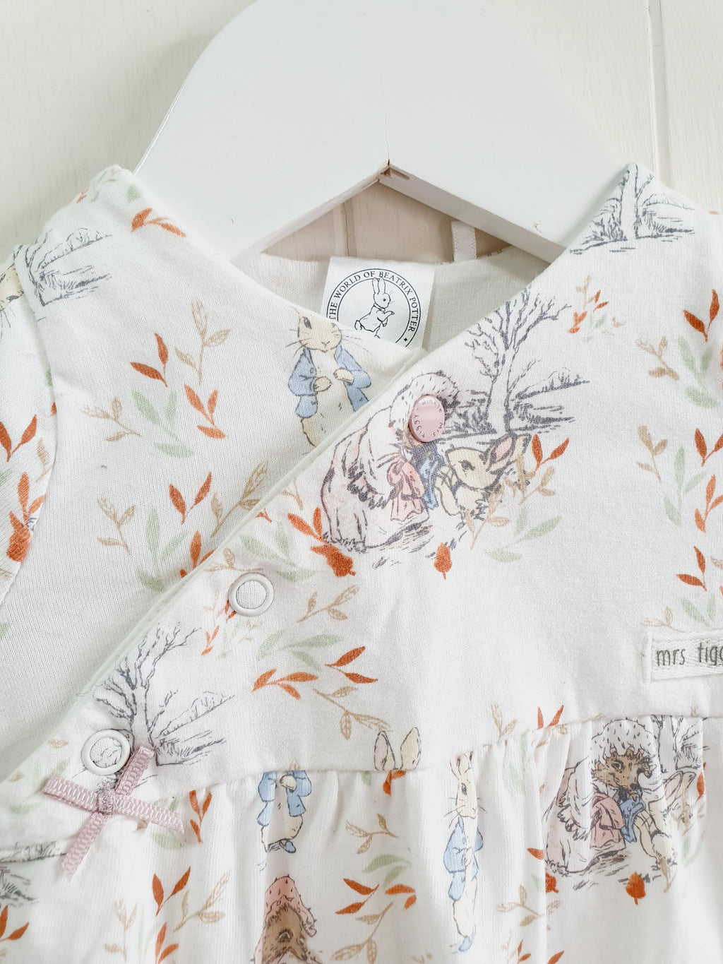 TU Peter Rabbit girls sleepsuit Up to 1 month
