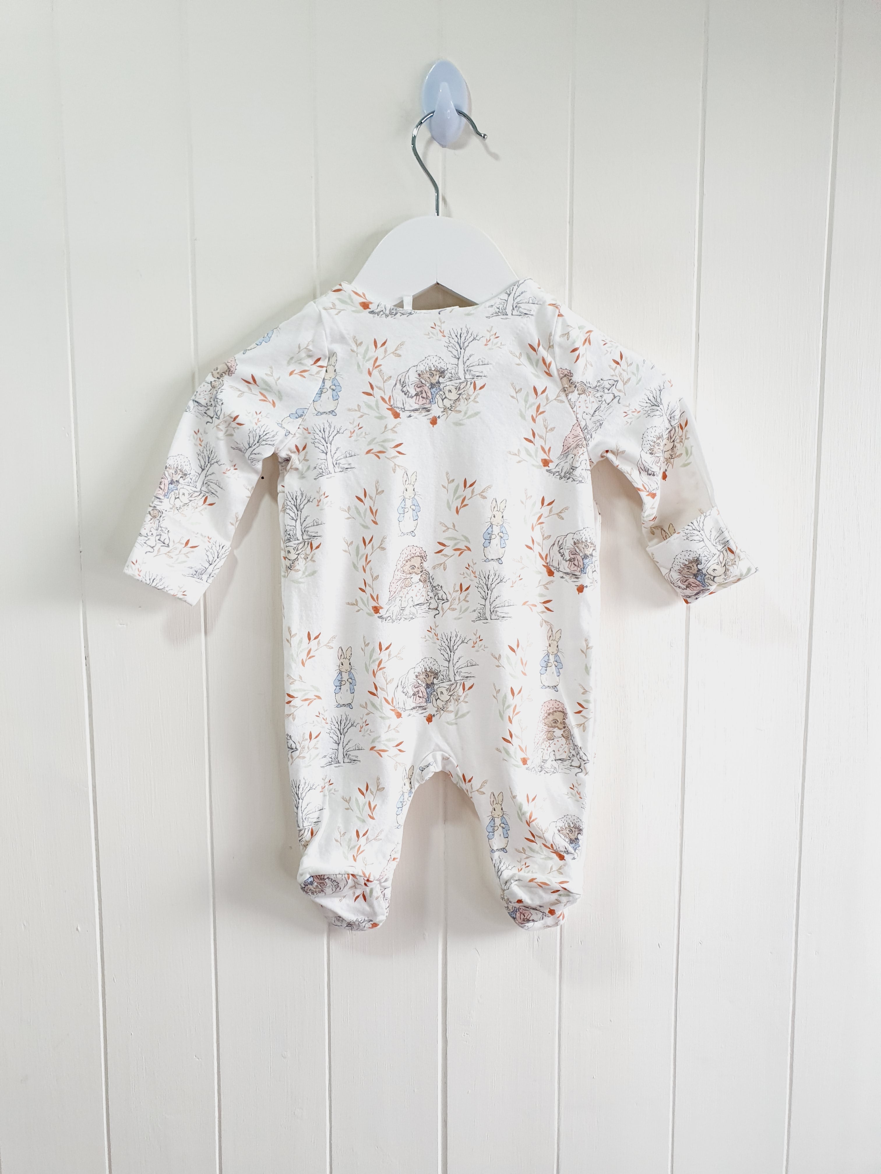 TU Peter Rabbit girls sleepsuit Up to 1 month