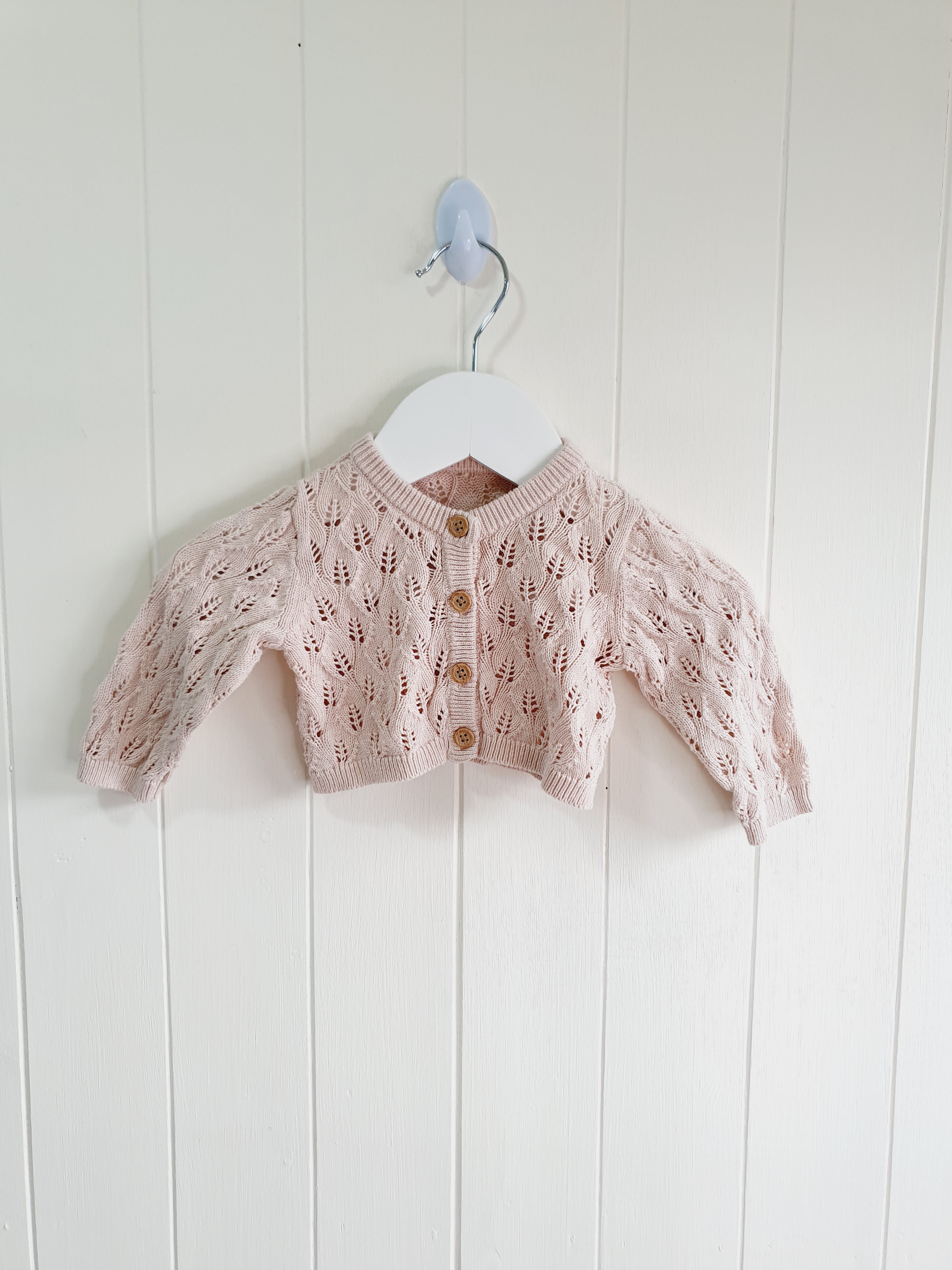 George leaf soft knit cardigan First size