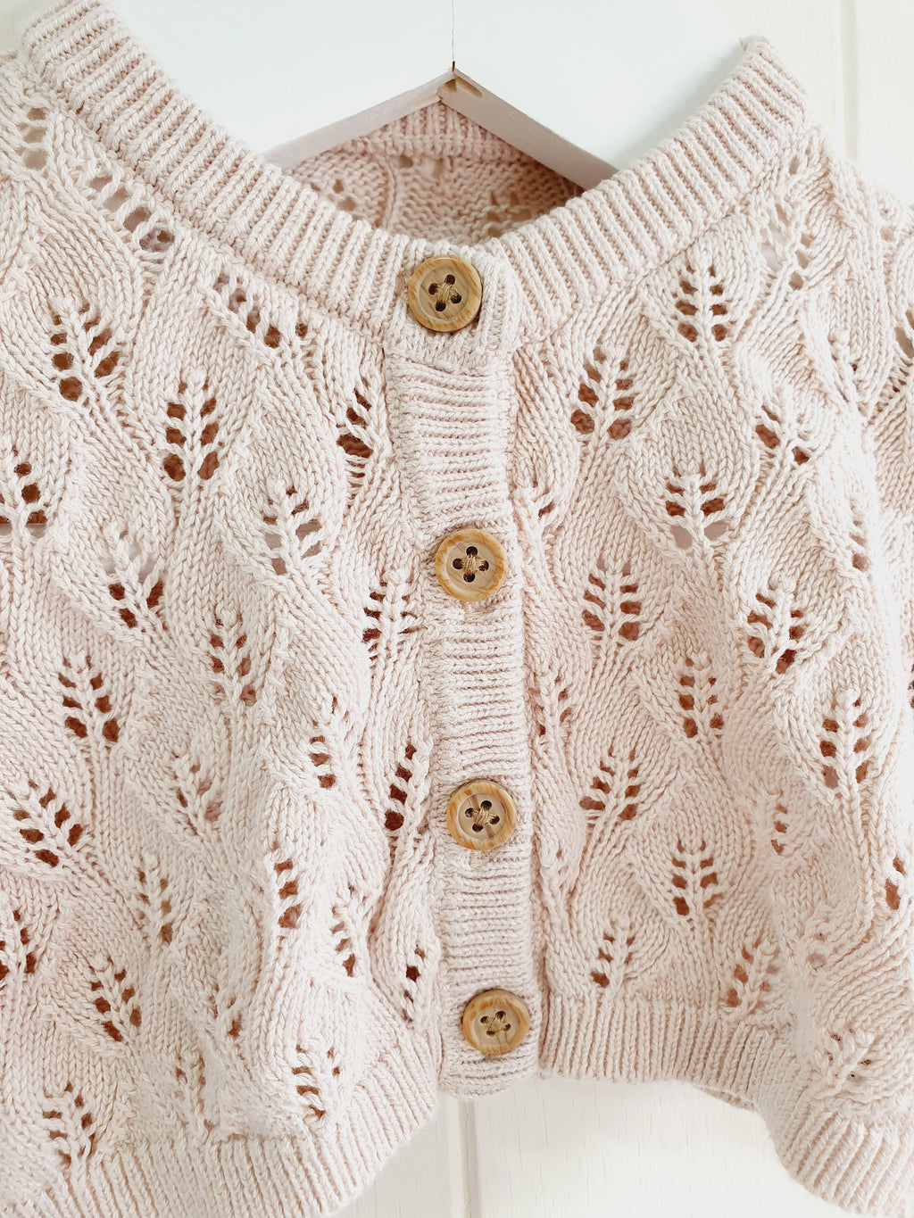 George leaf soft knit cardigan First size