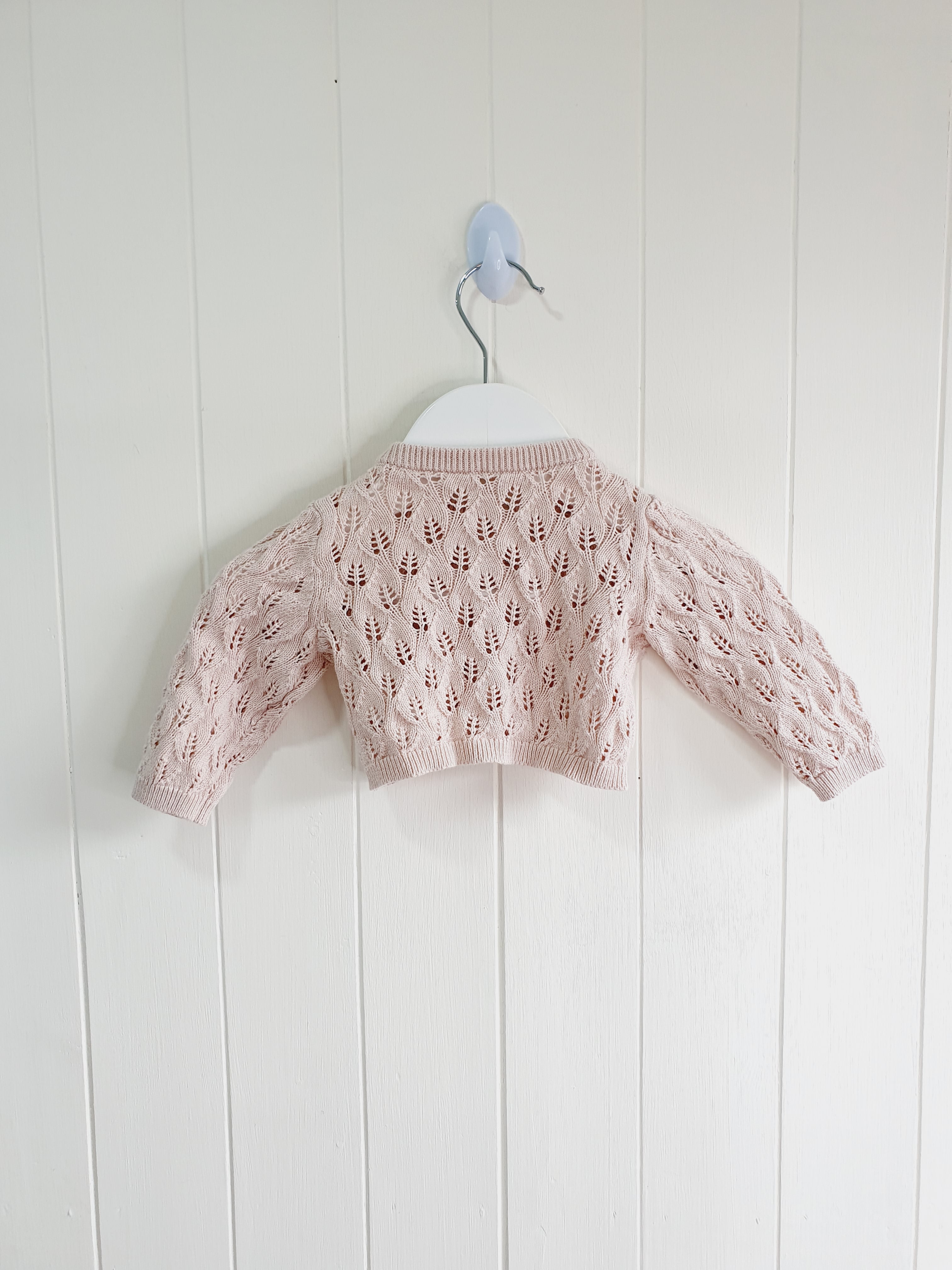 George leaf soft knit cardigan First size