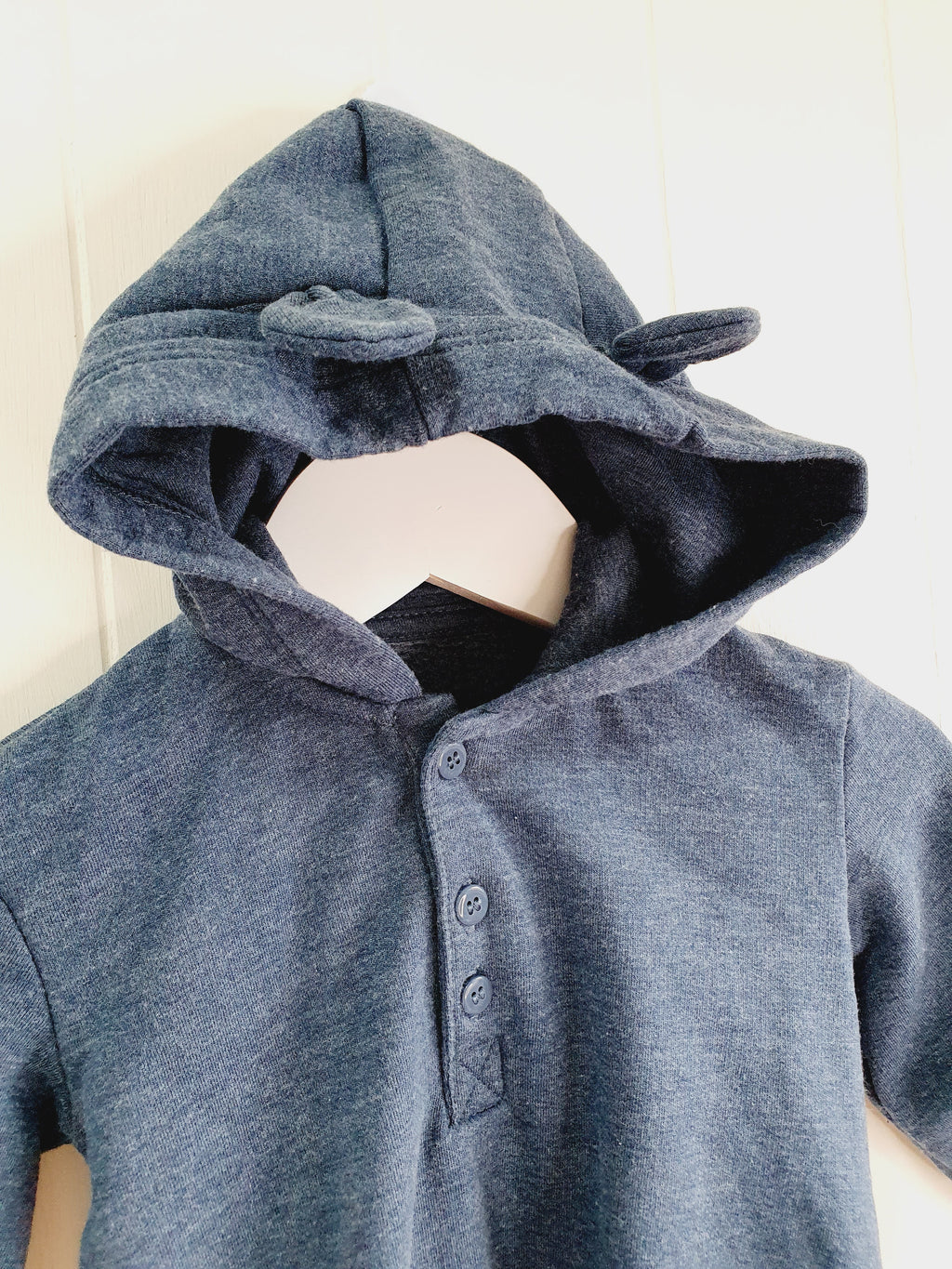 George navy hooded bodysuit 3-6 months