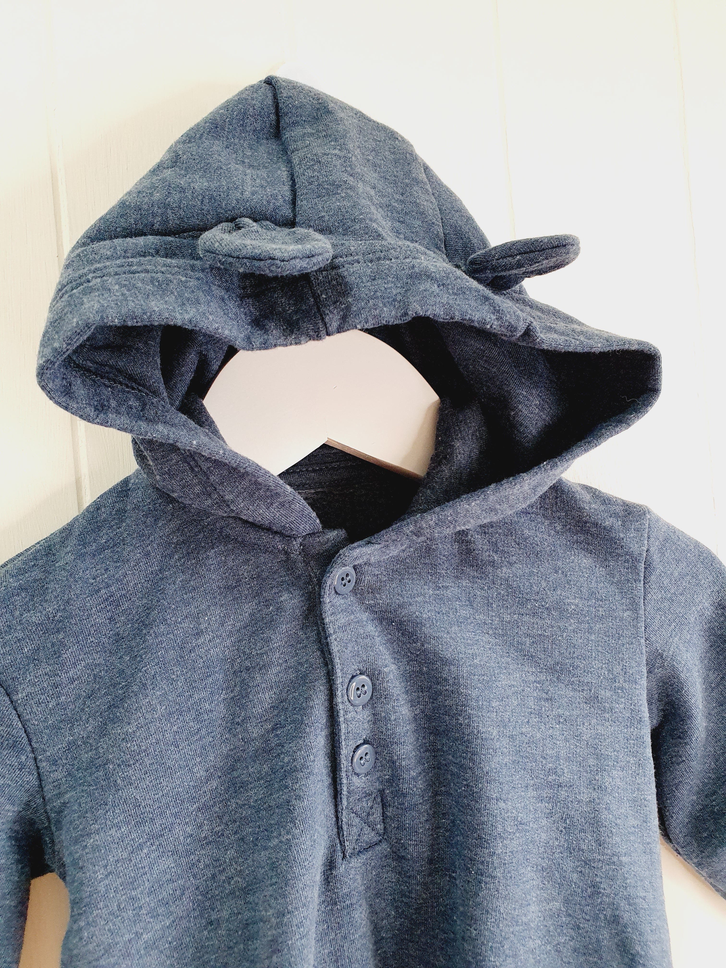 George navy hooded bodysuit 3-6 months
