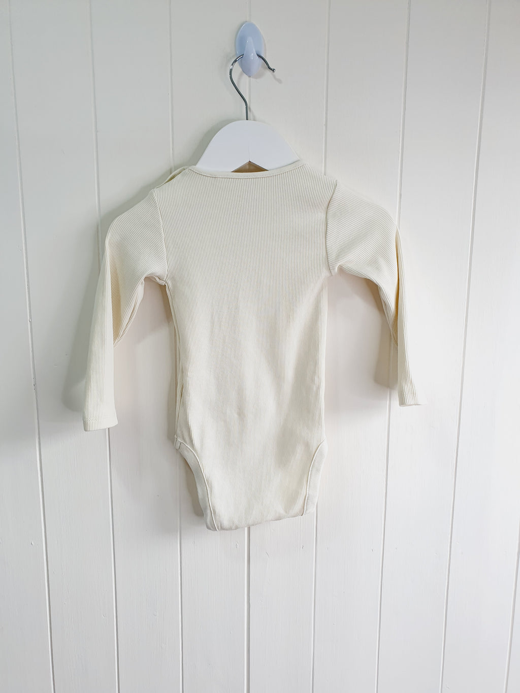 Next cream long sleeve bodysuit 9-12 months