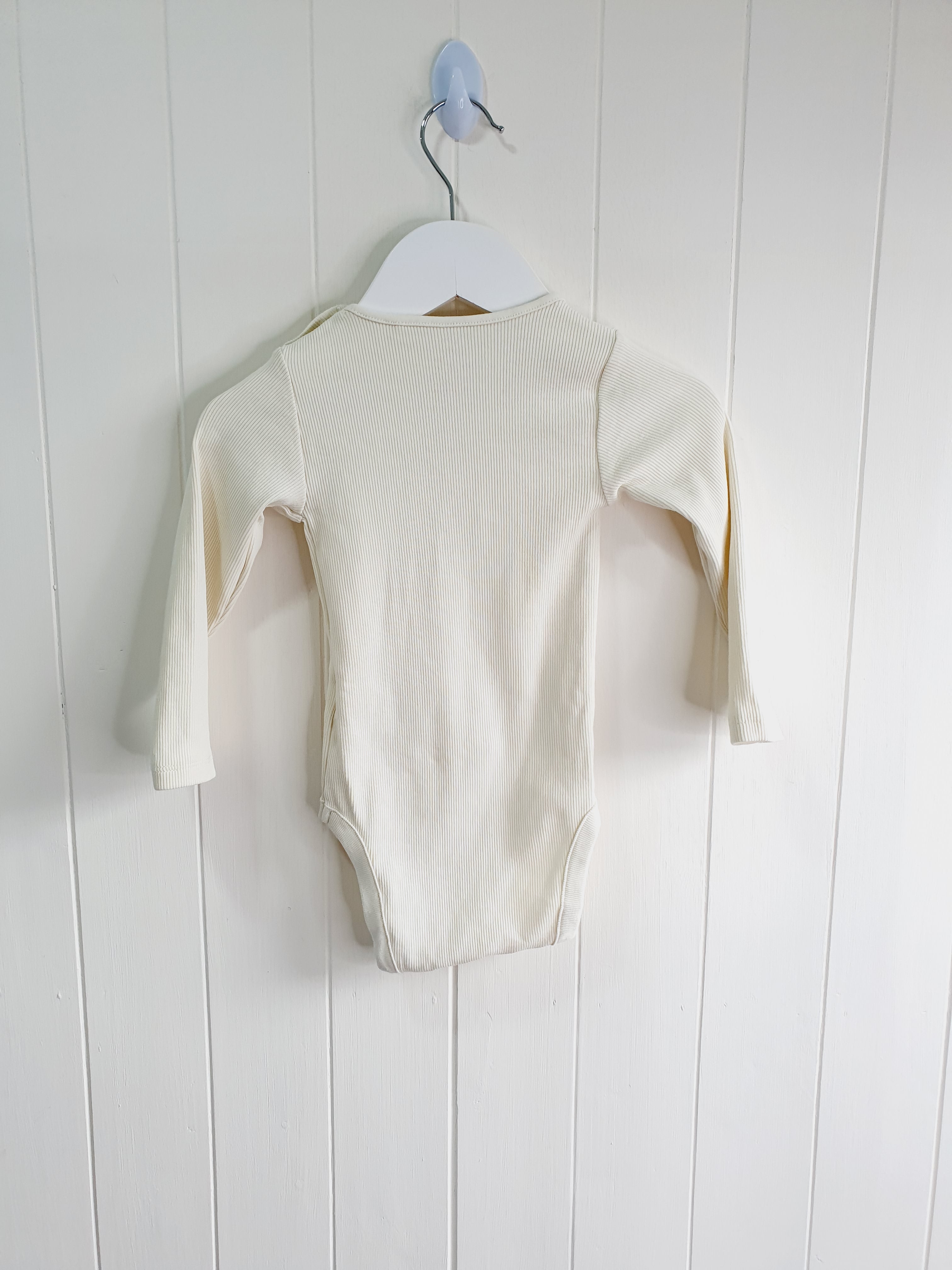 Next cream long sleeve bodysuit 9-12 months