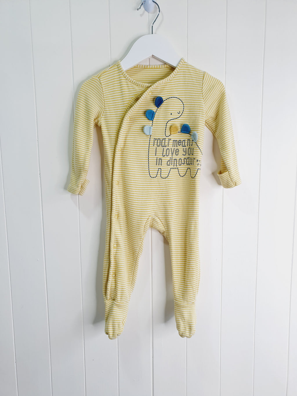 George dinosaur sleepsuit 6-9 months