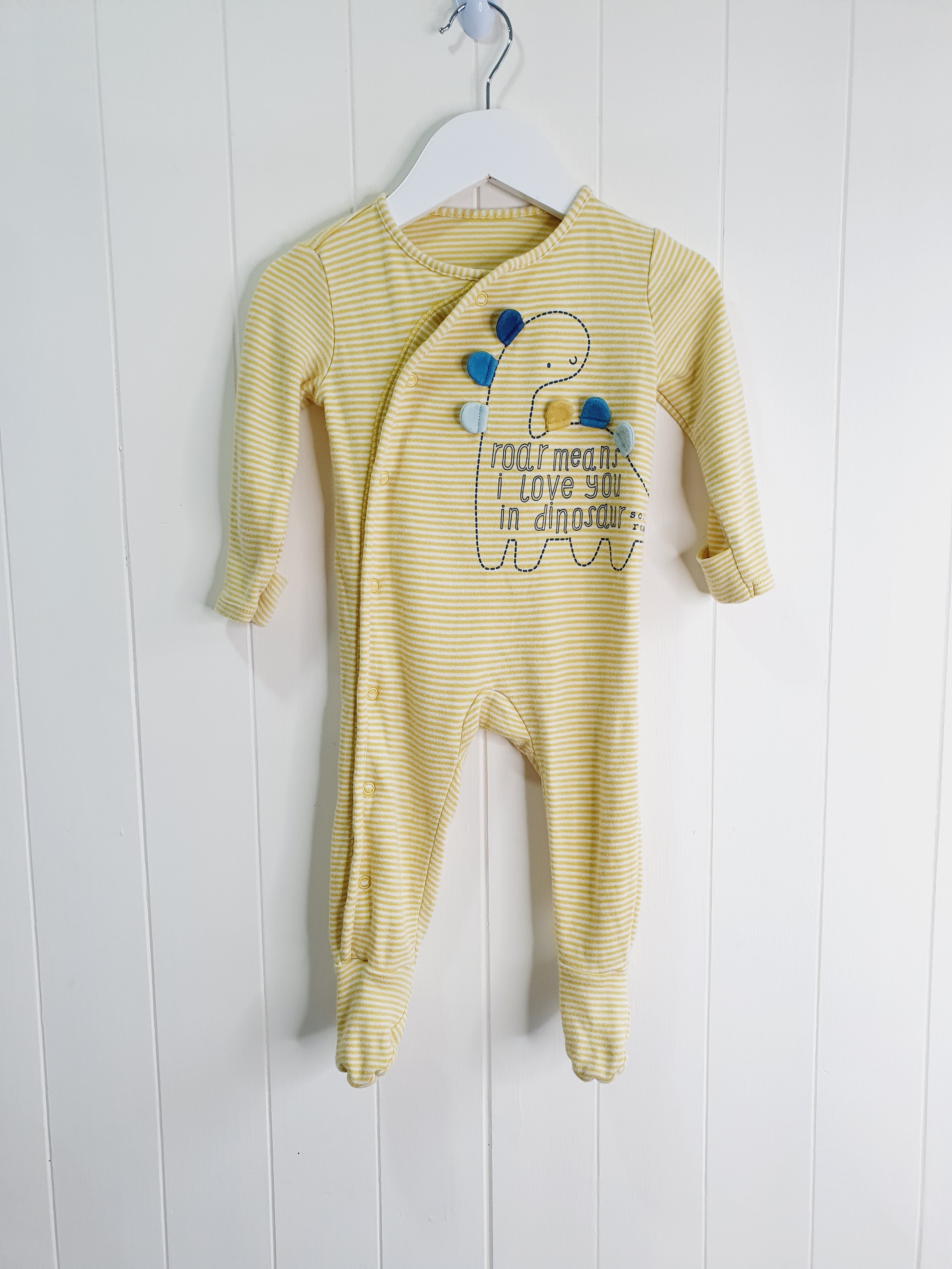 George dinosaur sleepsuit 6-9 months