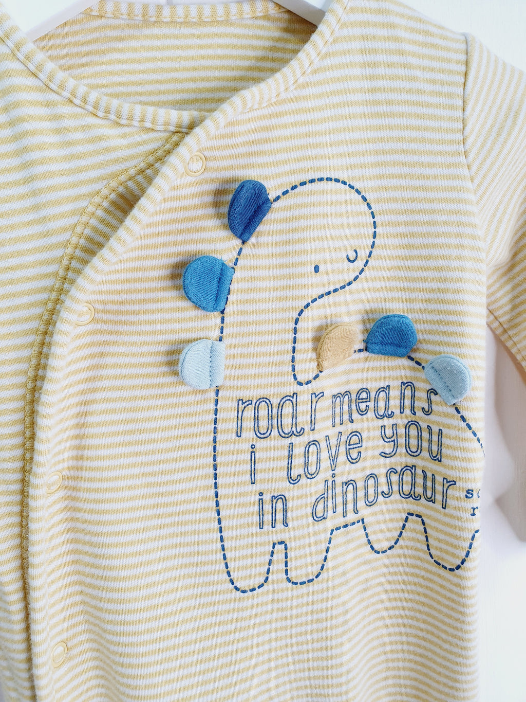 George dinosaur sleepsuit 6-9 months