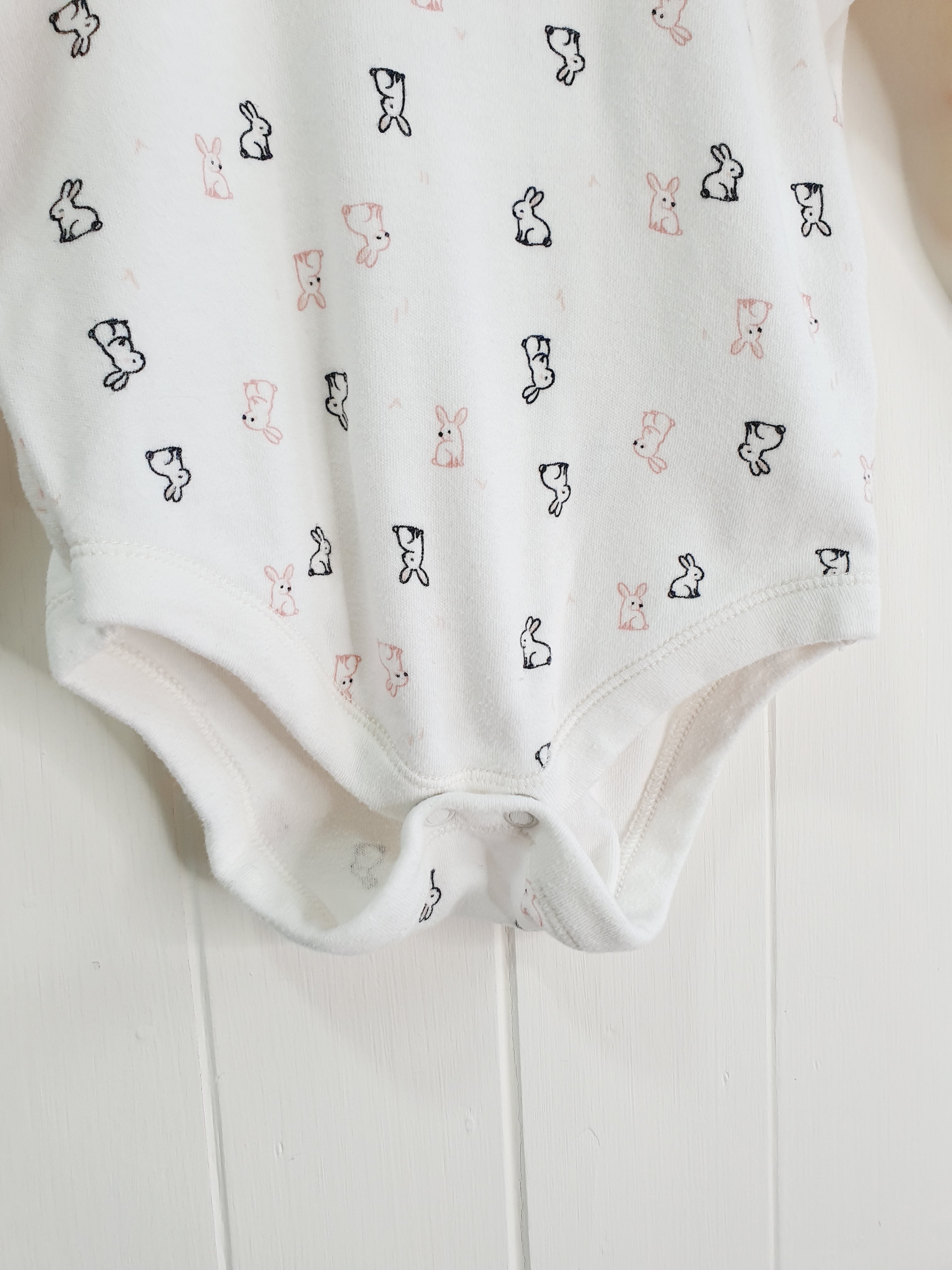 Lullaby bunny print long sleeve bodysuit 12-18 months