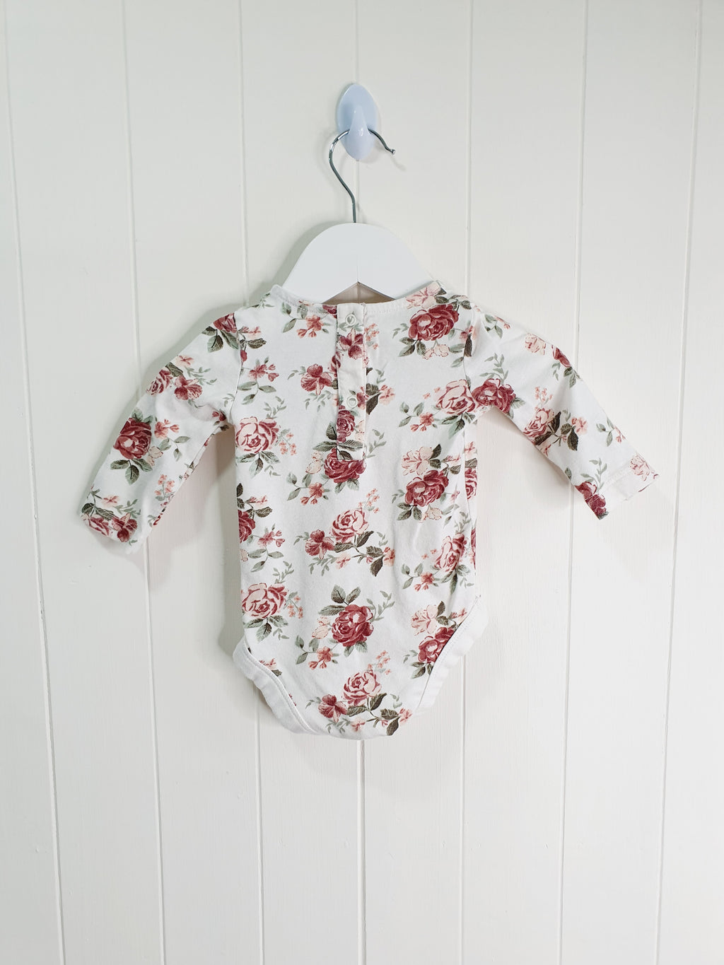 TU floral long sleeve bodysuit 0-3 months