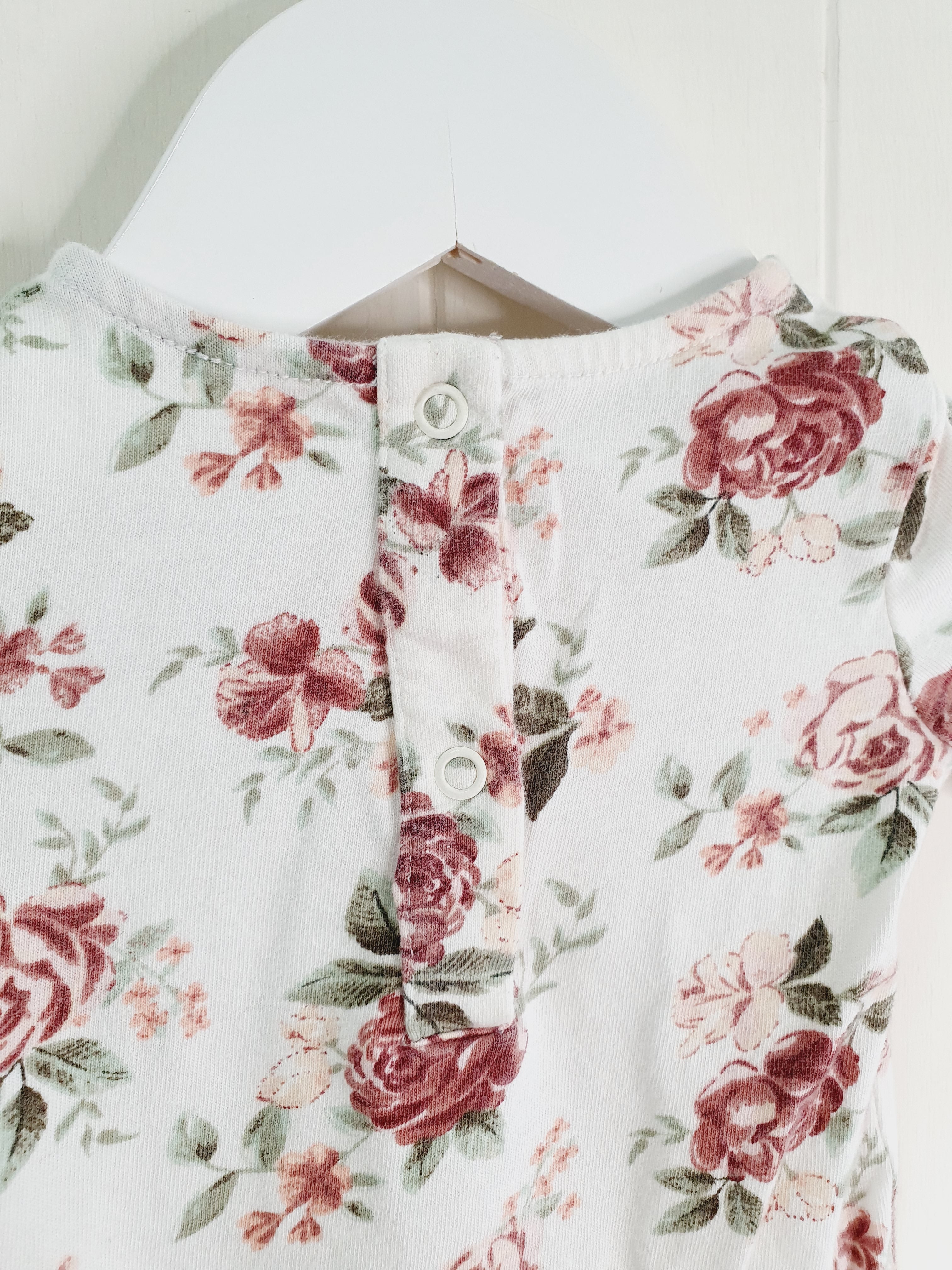 TU floral long sleeve bodysuit 0-3 months