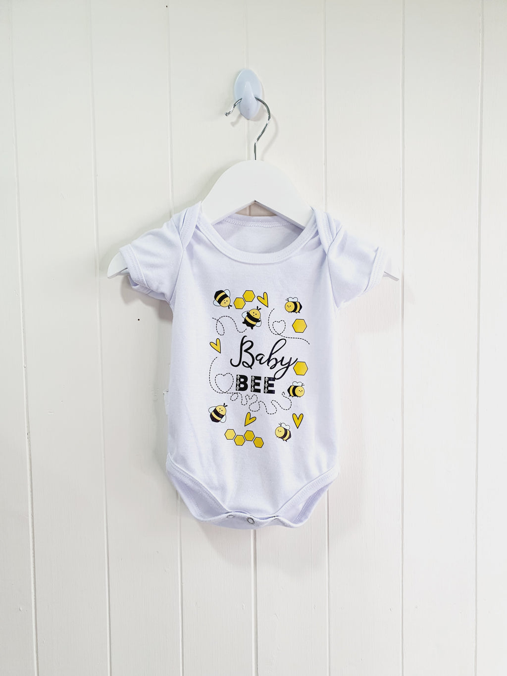 Unbranded baby bee print short sleeve bodysuit 3-6 months