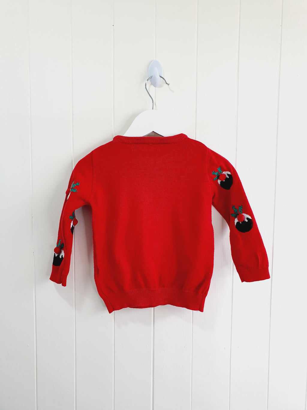 M&S Christmas pudding jumper 1.1/2-2 years
