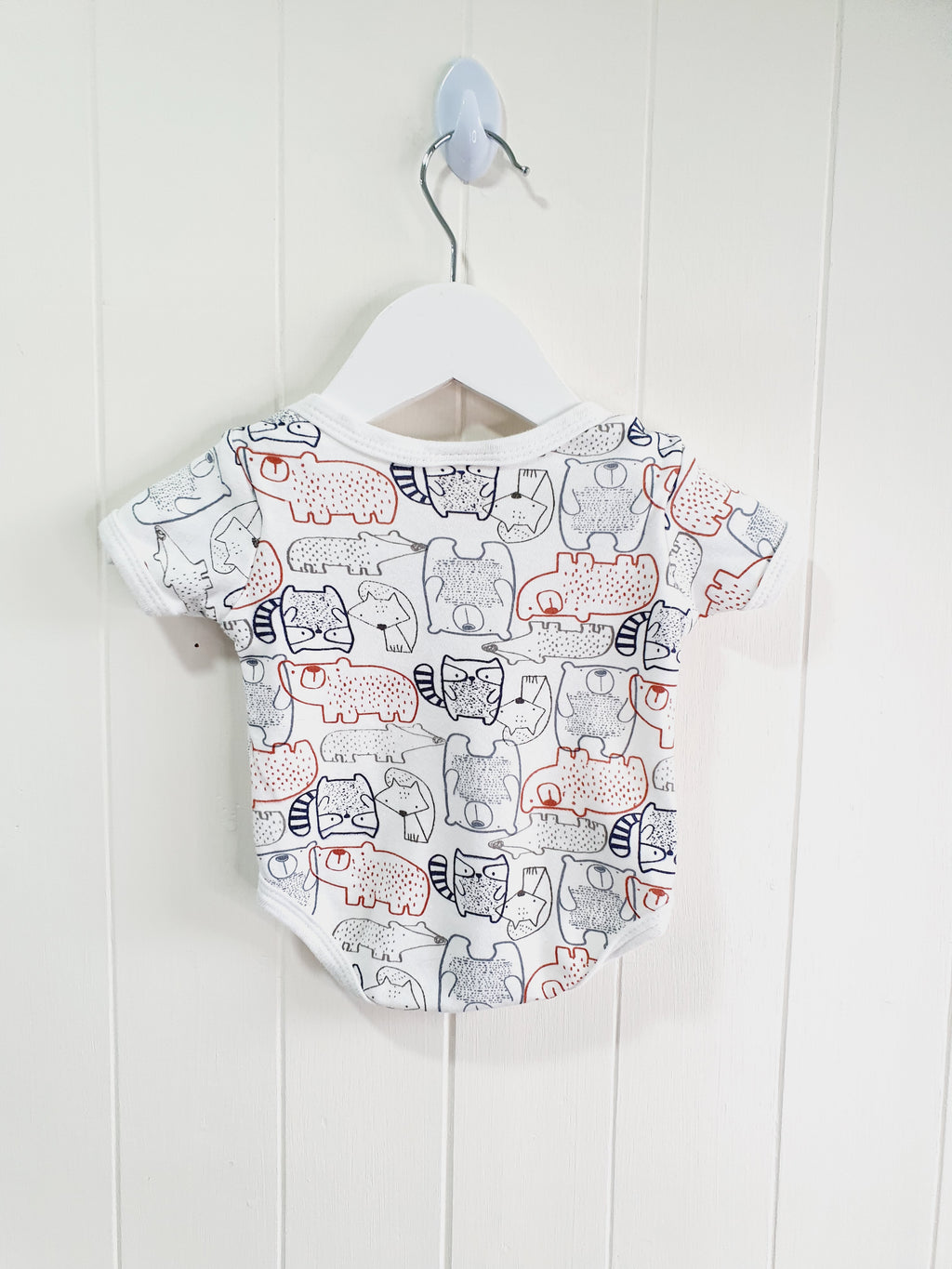 Bebe Bonito animal print bodysuit and long sleeve top set 0-3 months