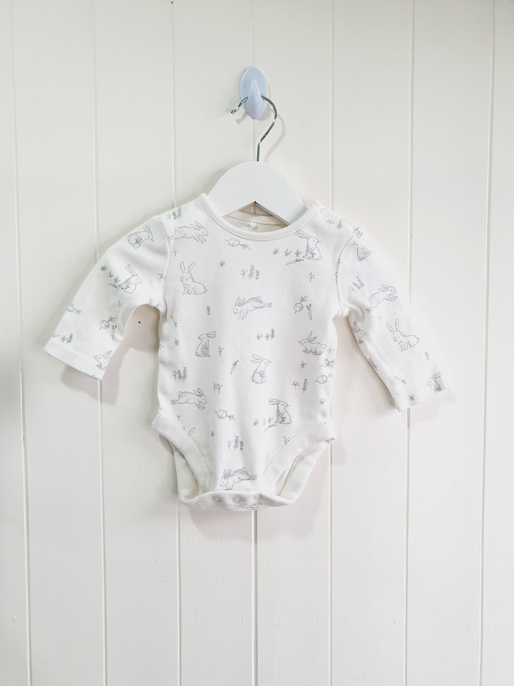 George bunny print bodysuit 3-6 months