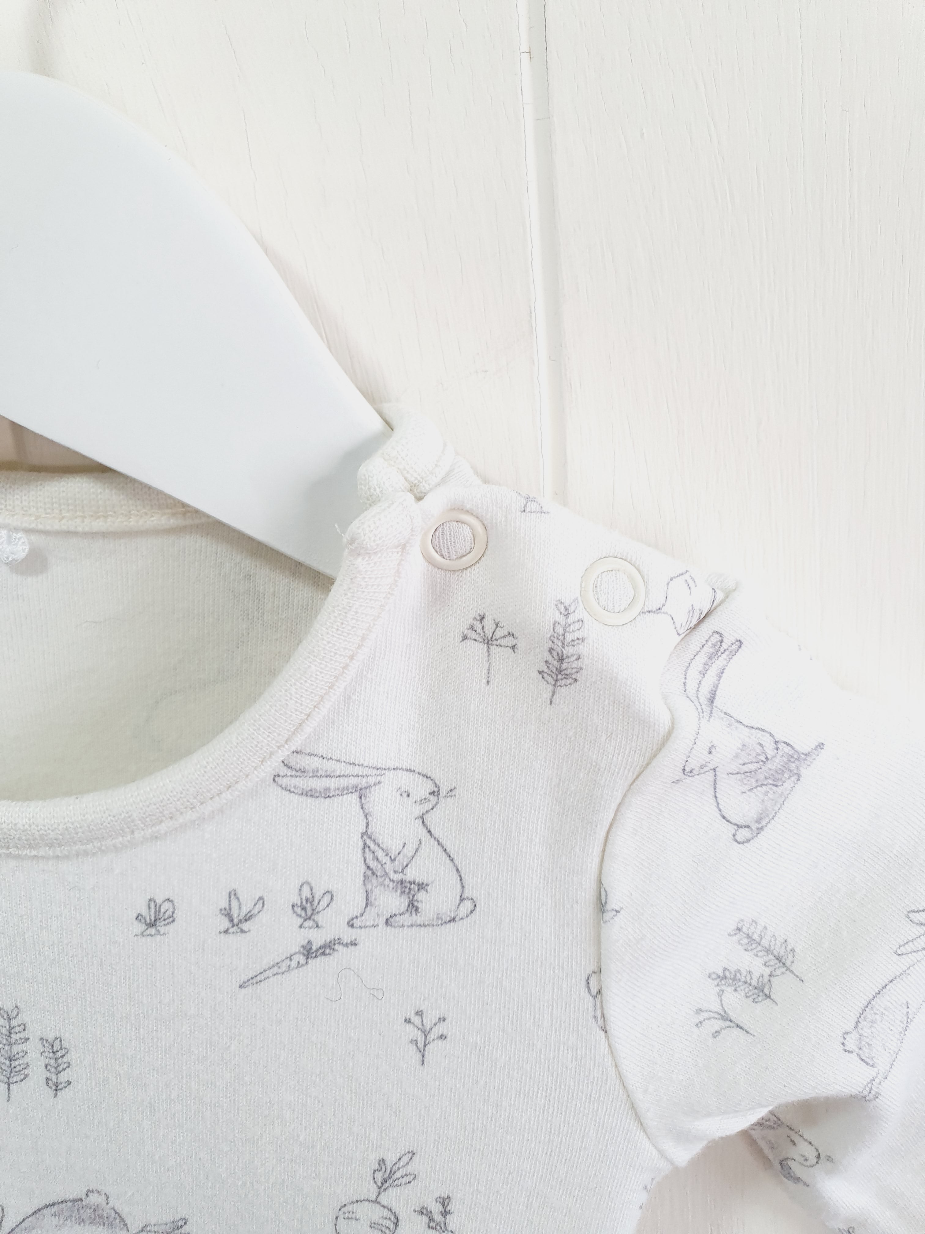 George bunny print bodysuit 3-6 months