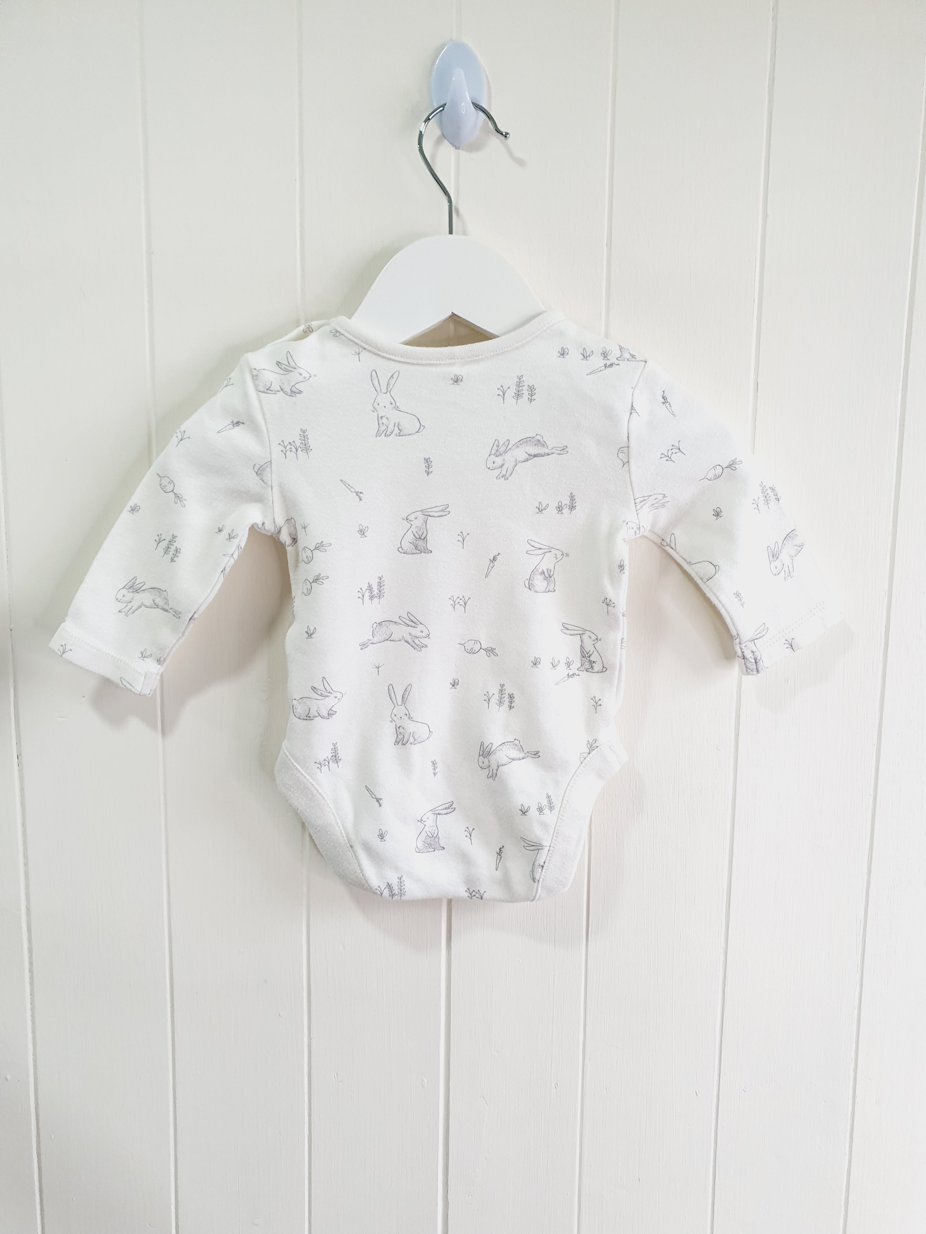 George bunny print bodysuit 3-6 months