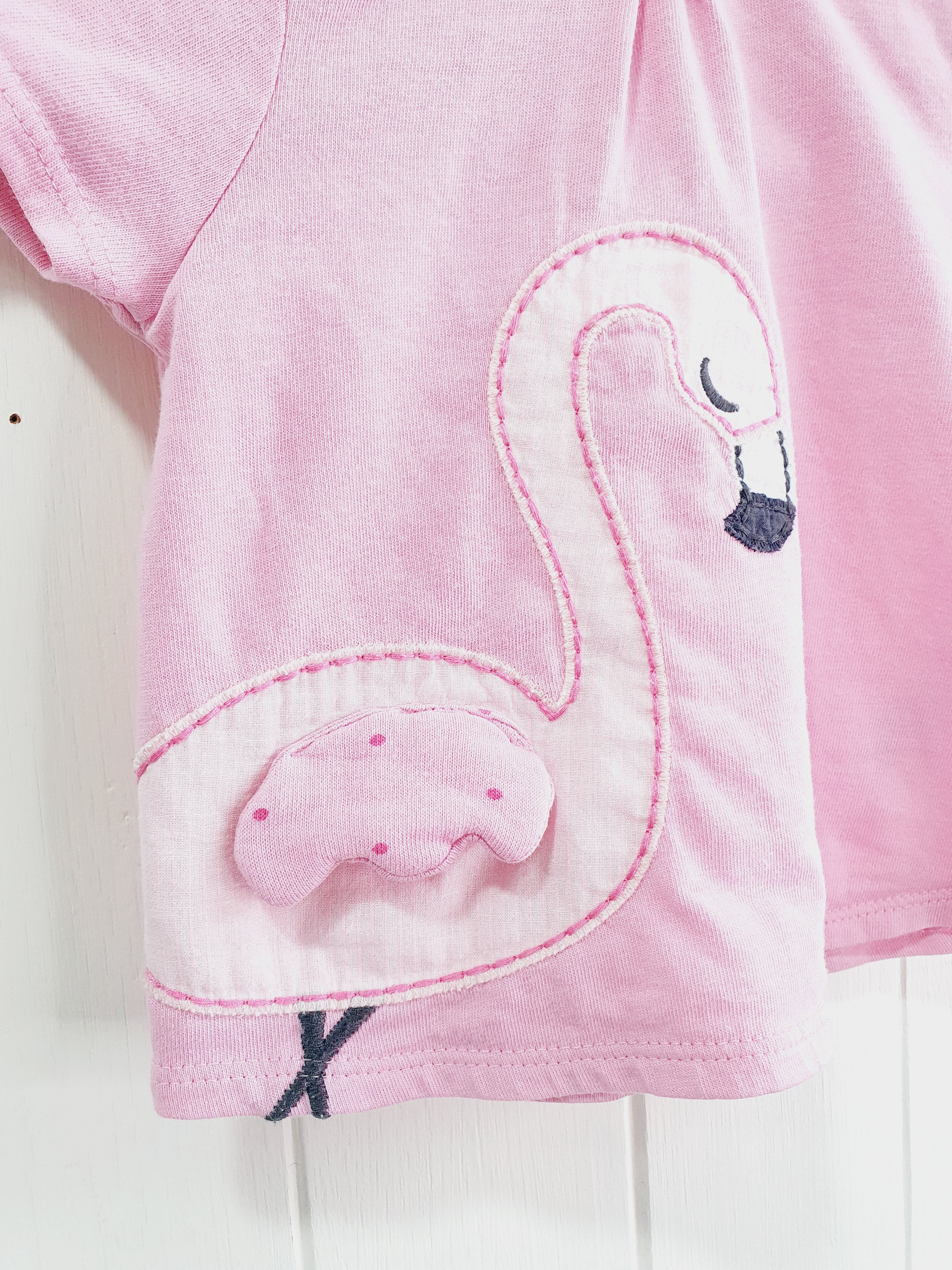 Next pink flamingo T-shirt up to 1 month
