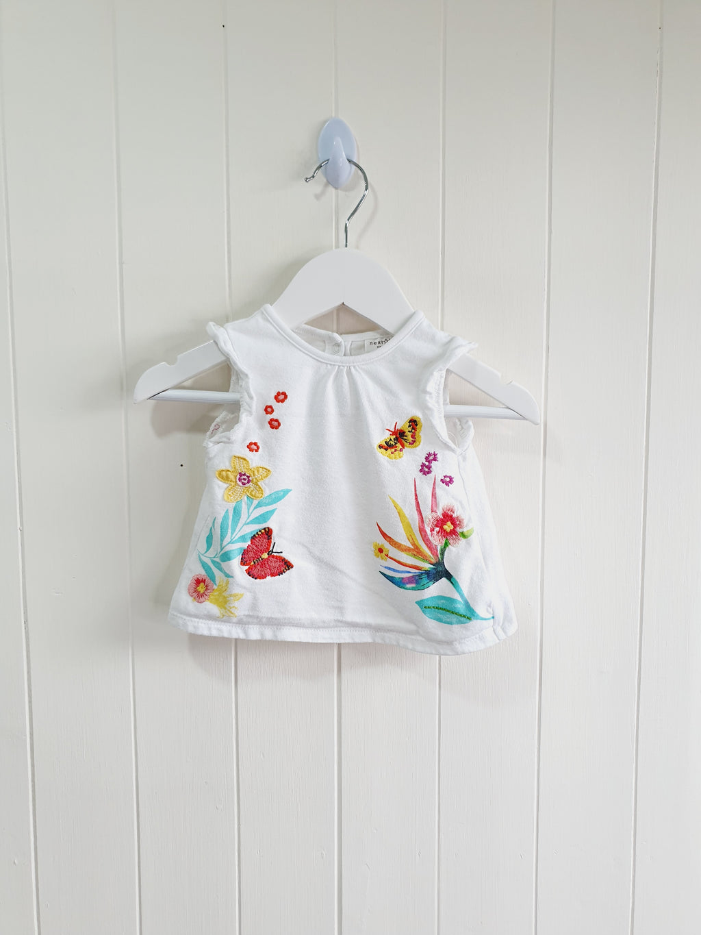 Next flowers and butterflies t-shirts up to 1 month